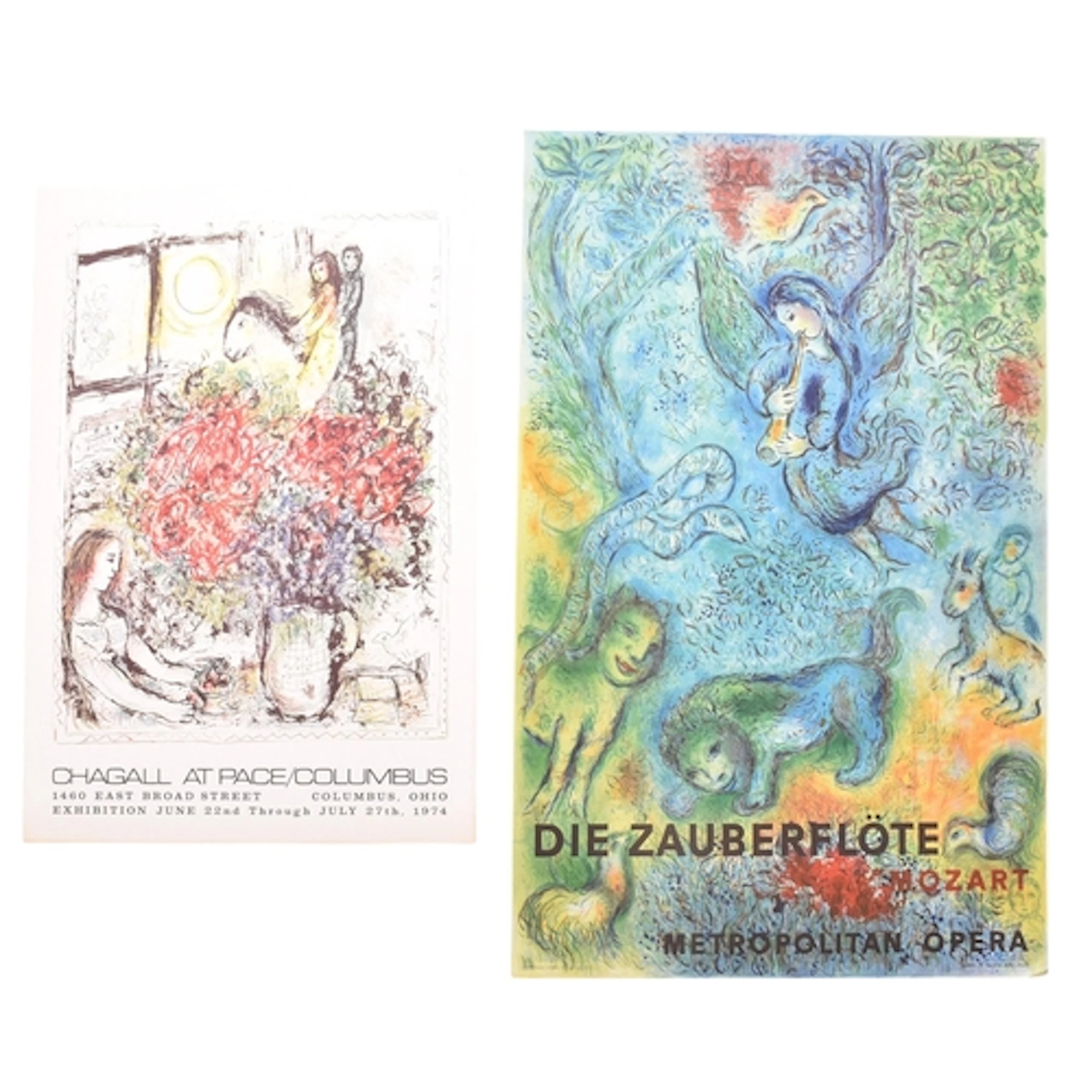 After Marc Chagall (Franco-Russian, 1887-1985) - two offset...