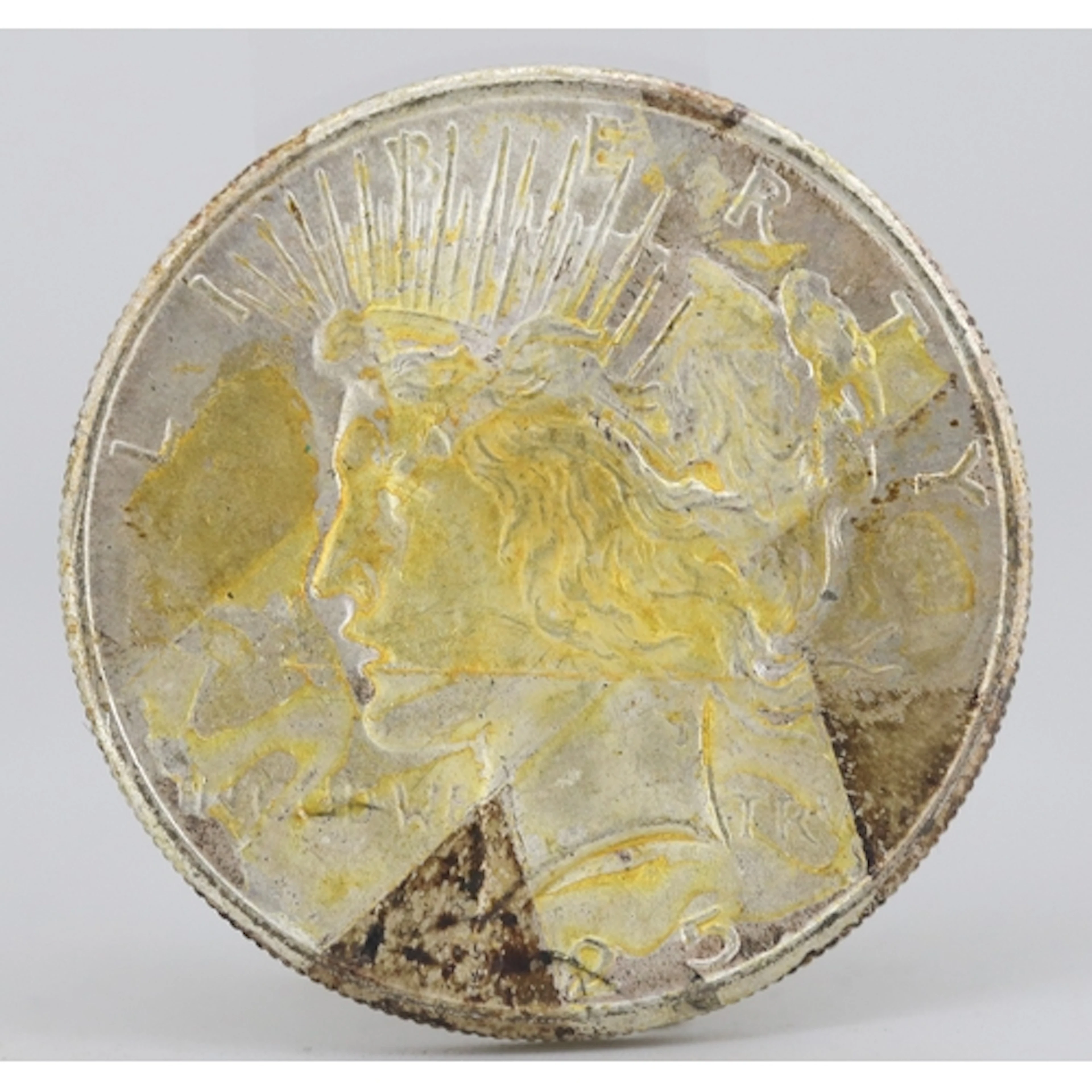 Silver United States of America Peace Dollar Coin 1925