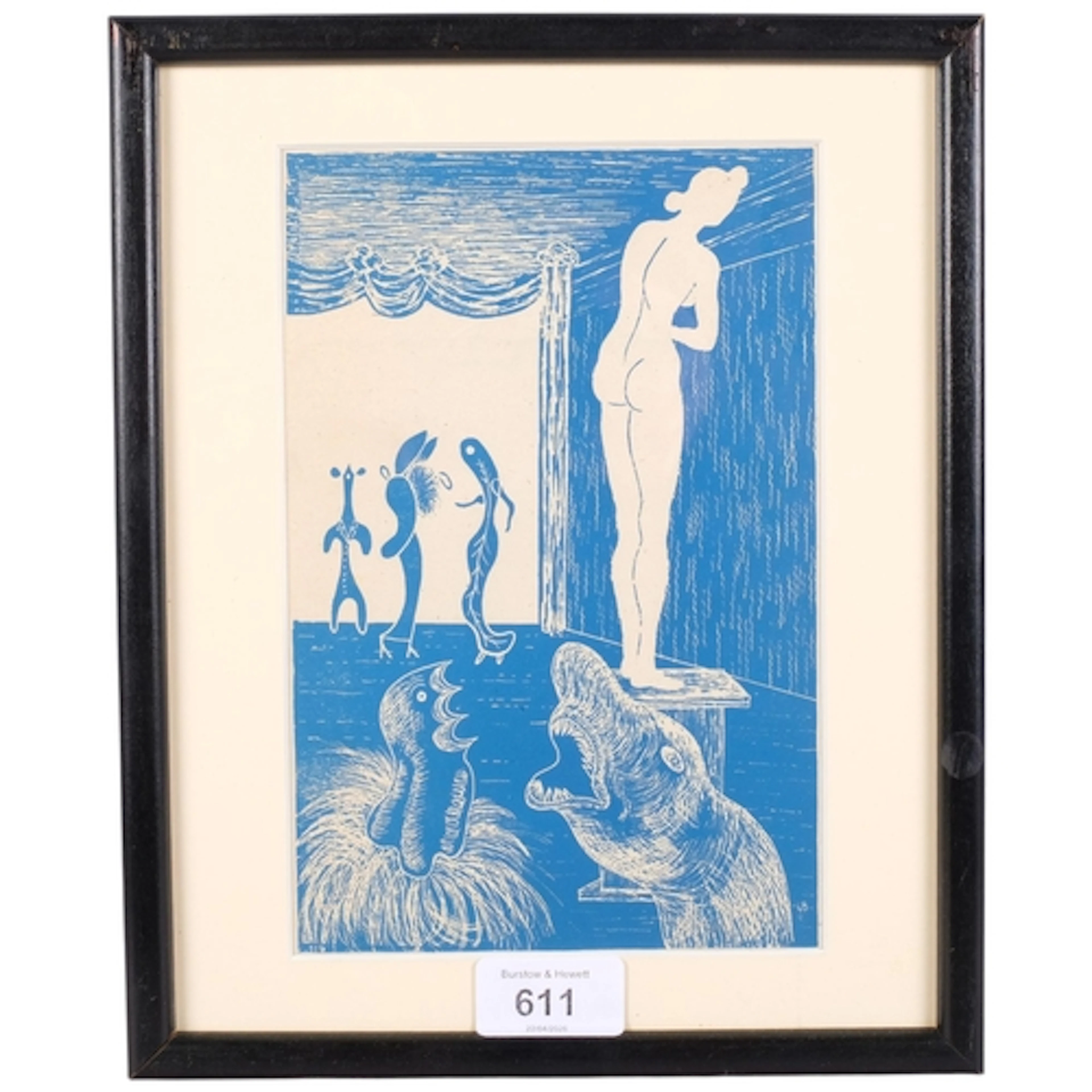 John Banting (1902-1972), cyanotype on paper, La Haute Coutu...
