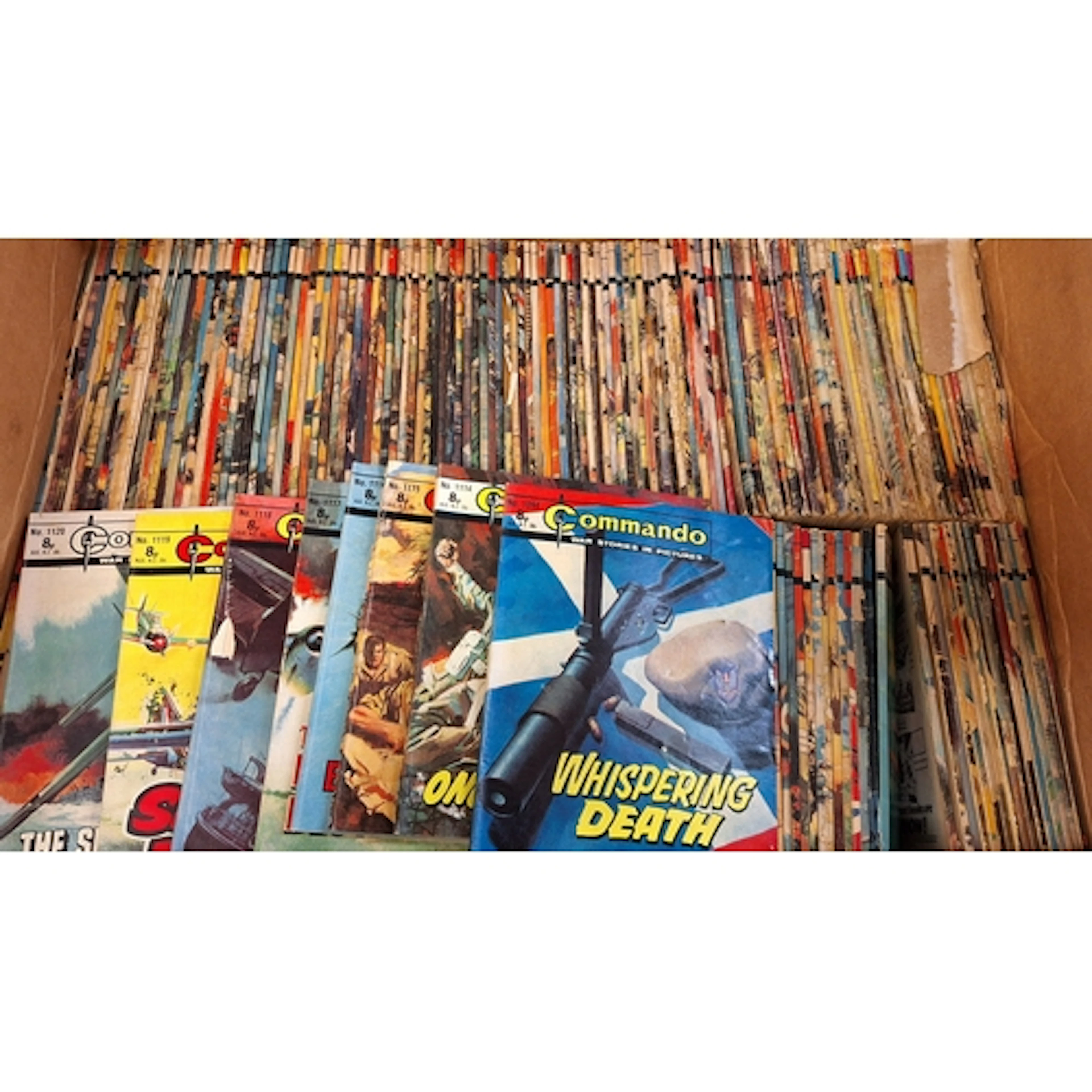 Vintage Comics/Magazines incl. Commando etc. (2 Boxes)