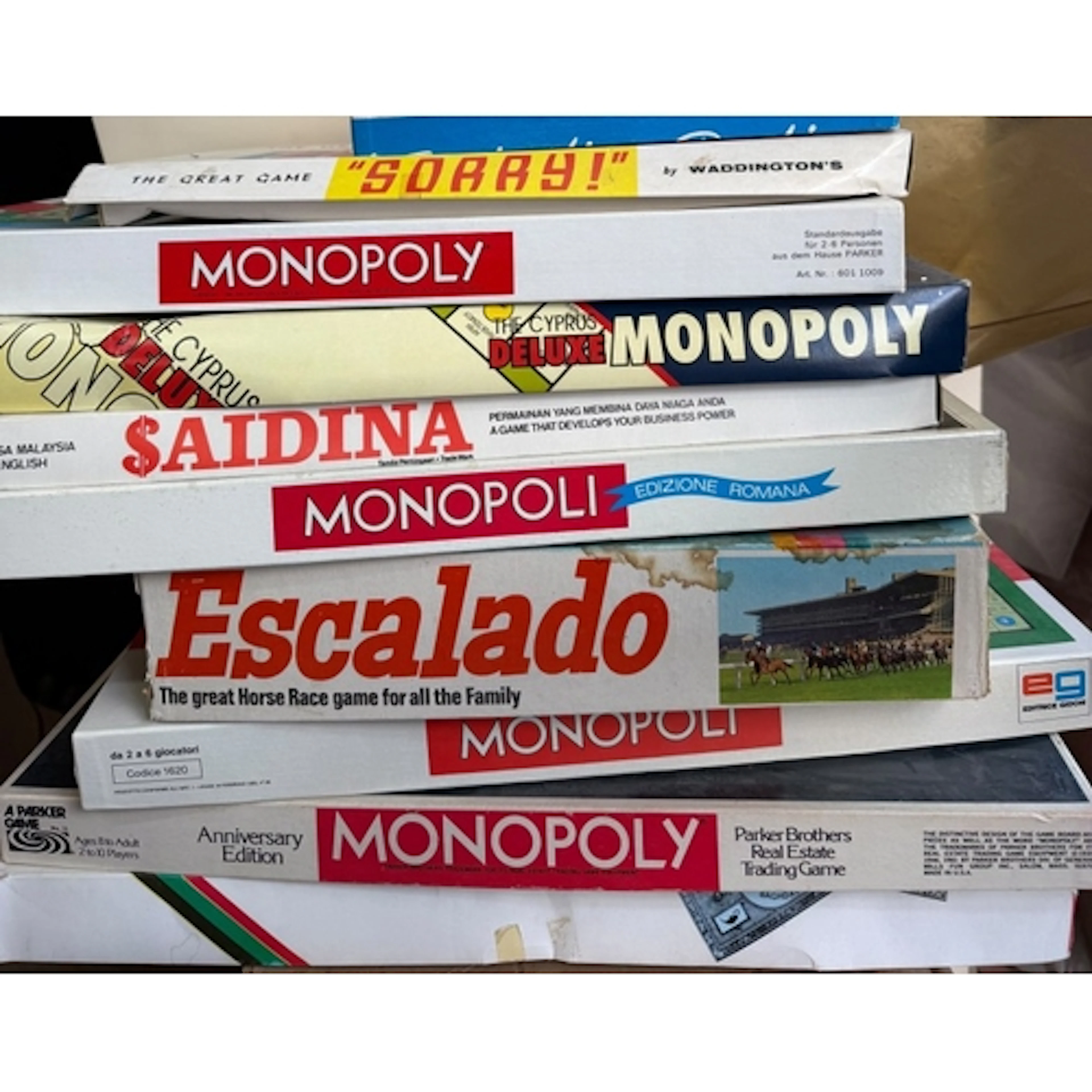 A selection of vintage international and vintage editions of...