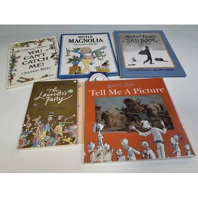 A GROUP OF MAINLY SIGNED BOOKS BY QUENTIN BLAKE AND MICHAEL ...