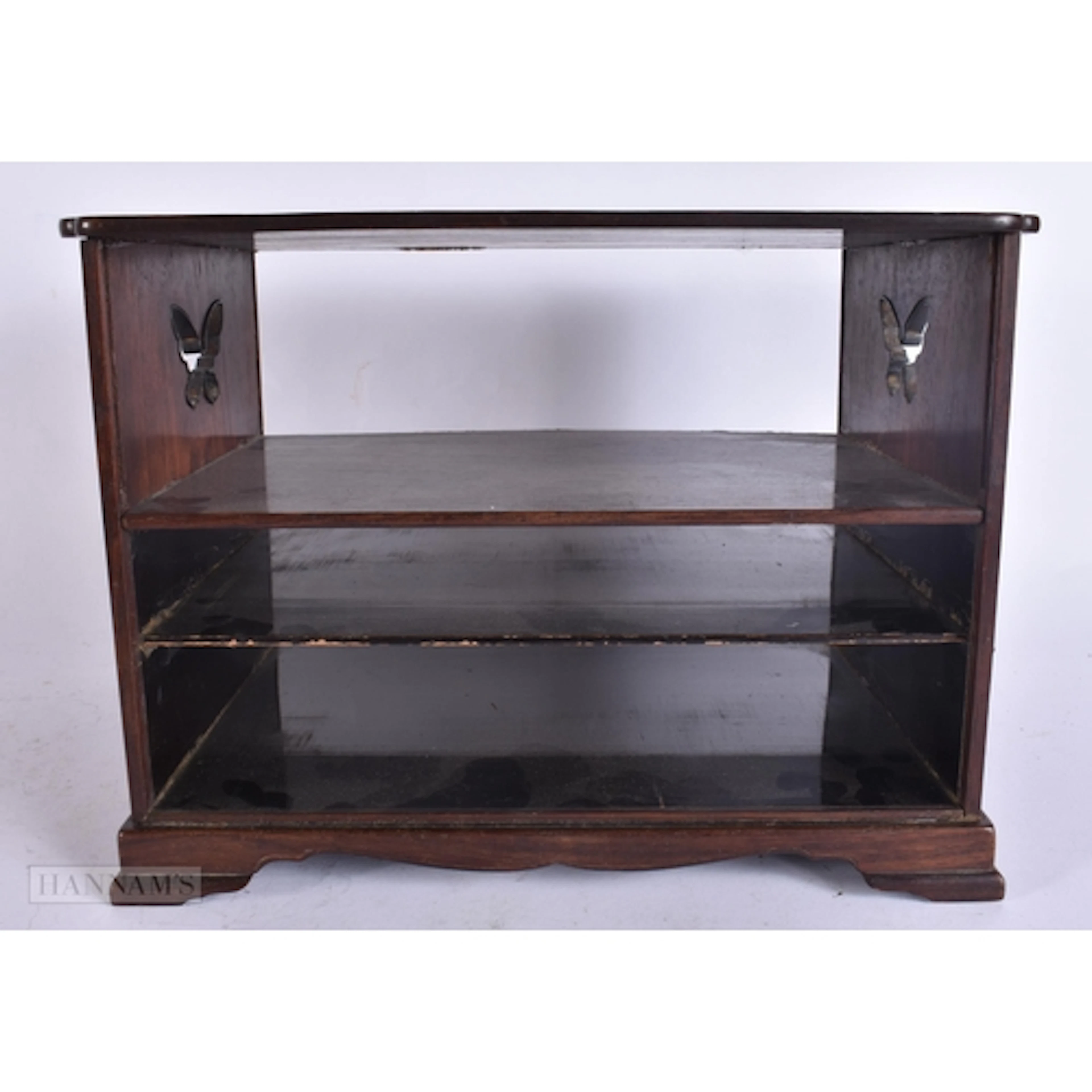 A FINE 19TH CENTURY CHINESE SILVER MOUNTED HUANGHUALI SCHOLA...