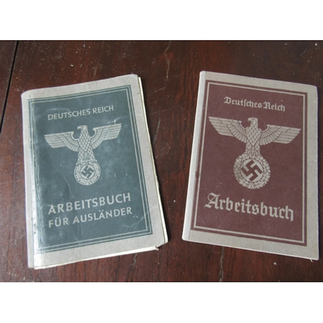 German Military Identification Booklet and Another Two Items...
