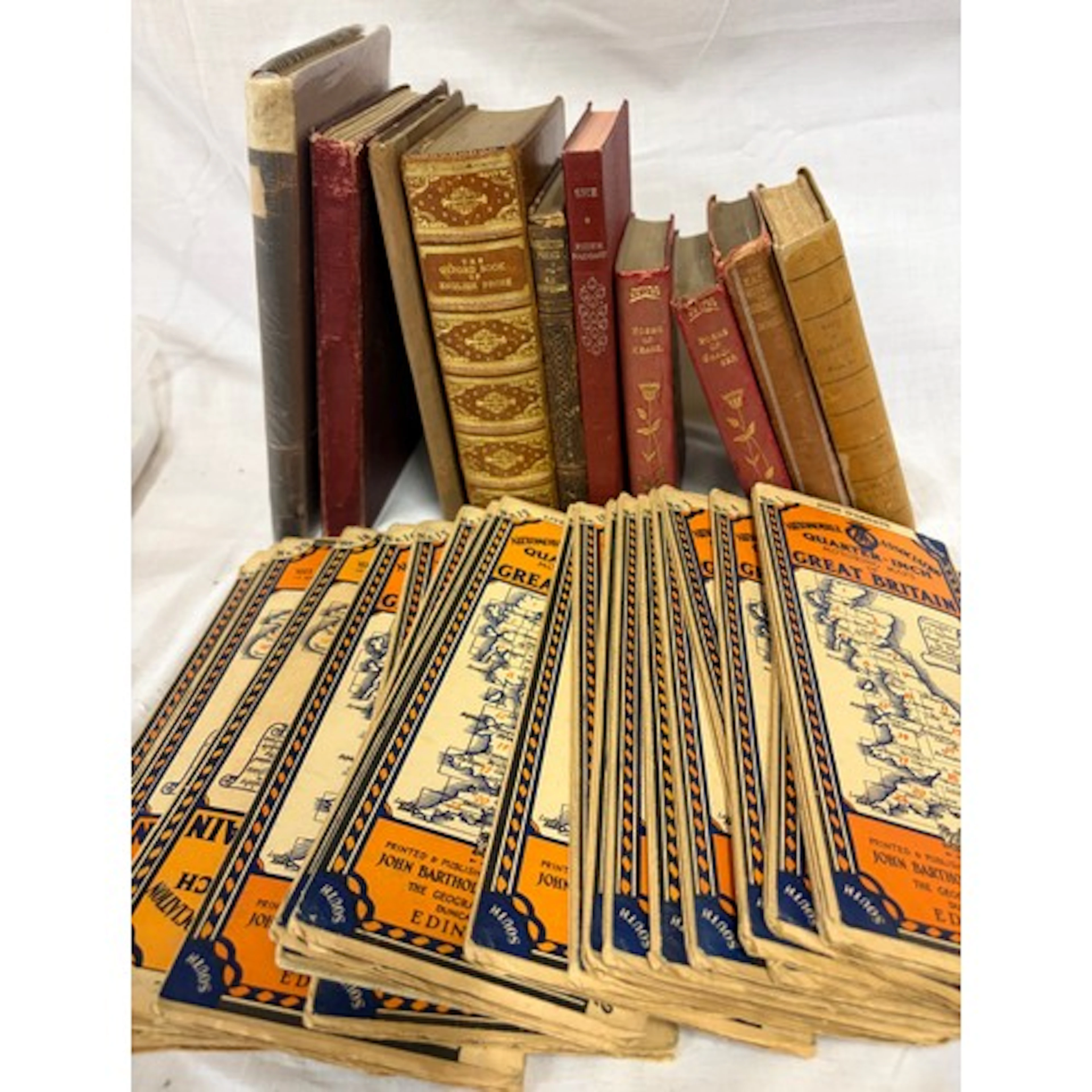 Collection of books and maps to include 'A History of the Ni...