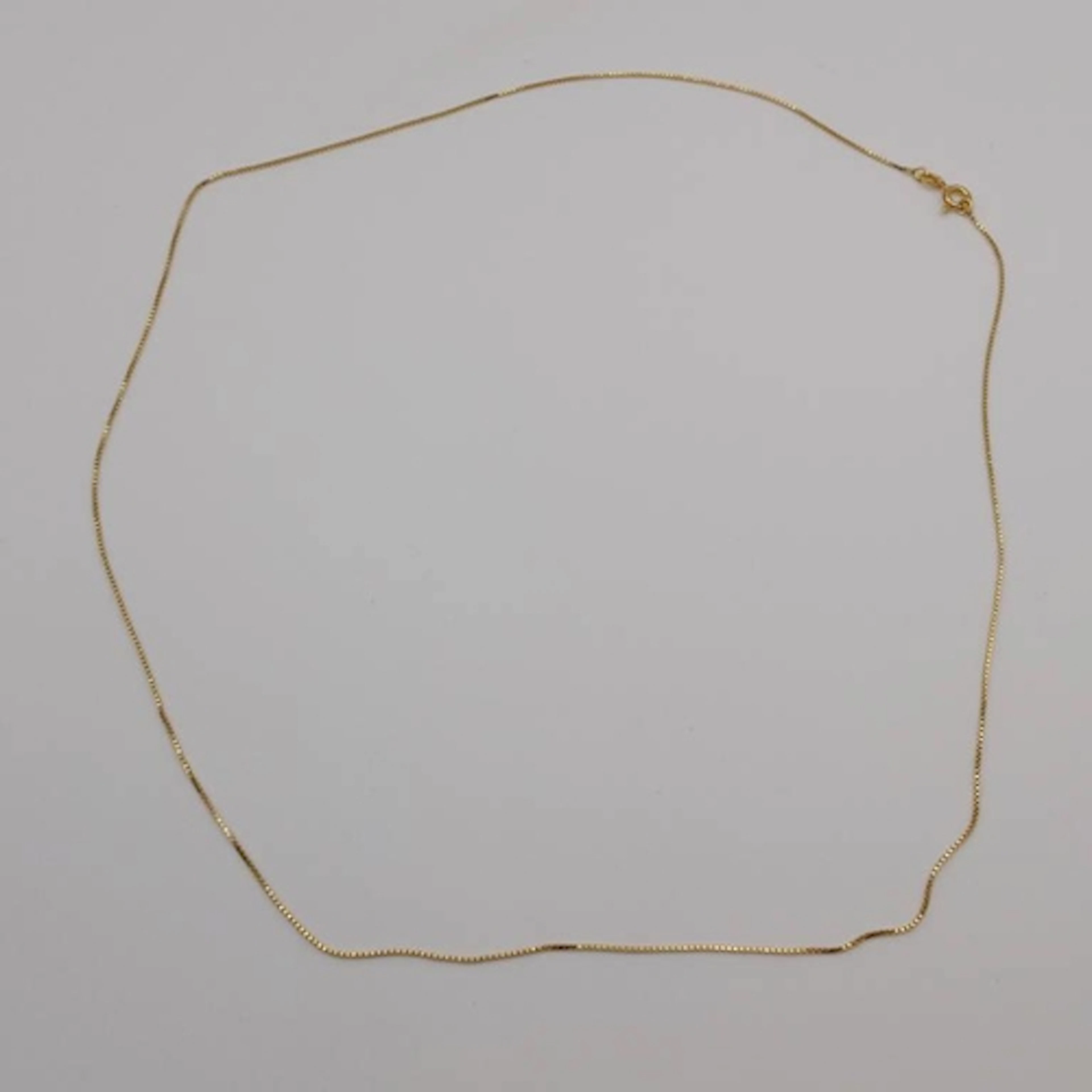 18CT GOLD CHAIN NECKLACE - 3.6G, 59CM LONG