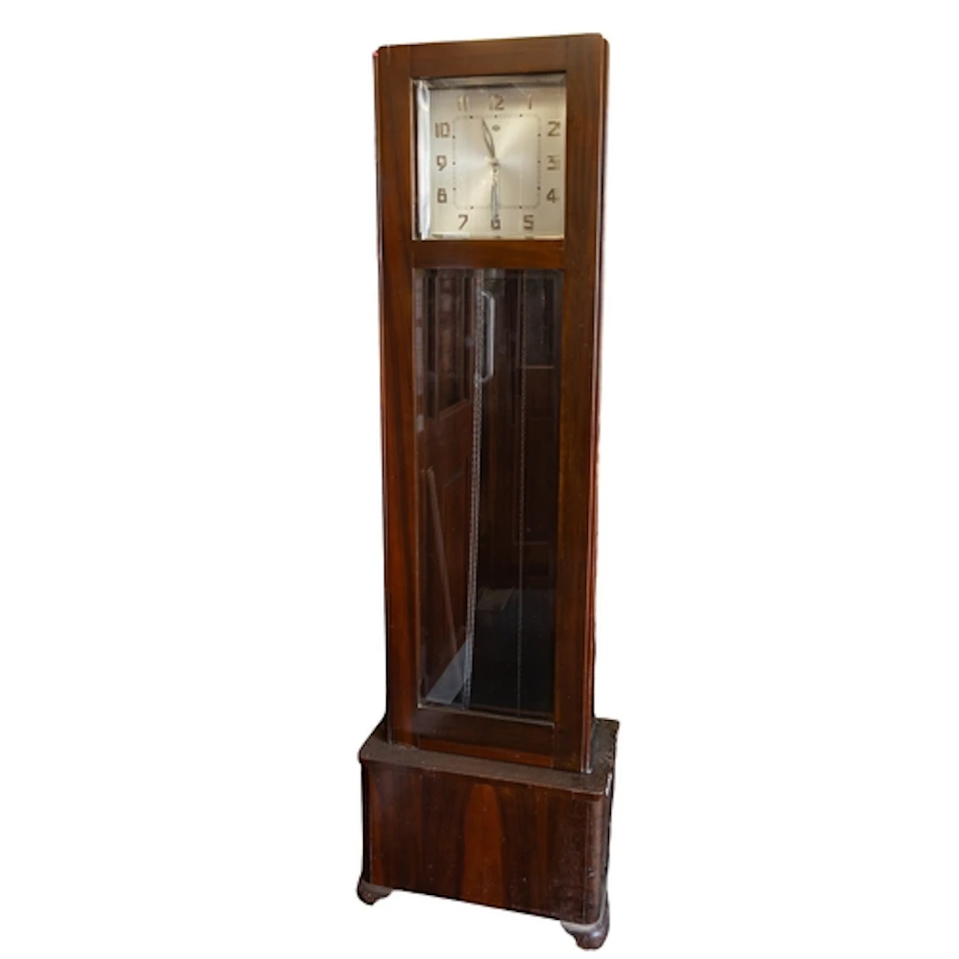 Odo, a French Art Deco chiming longcase clock the eight-day ...