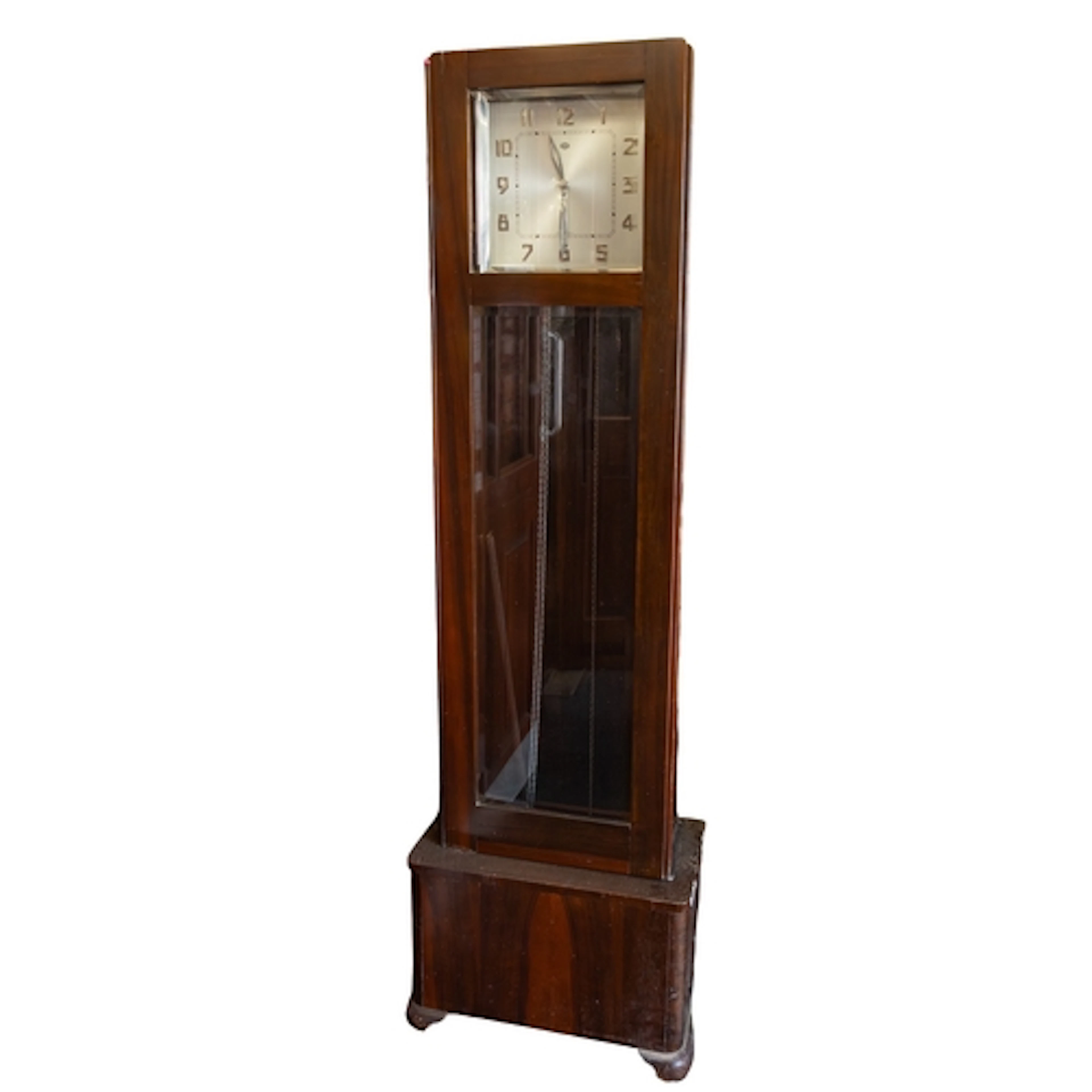 Odo, a French Art Deco chiming longcase clock the eight-day ...