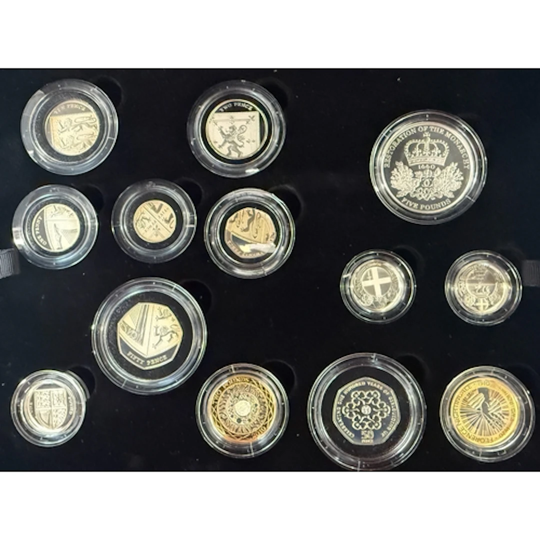 UK 2010 The Royal Mint Silver Proof Coin Year Set, comprisin...