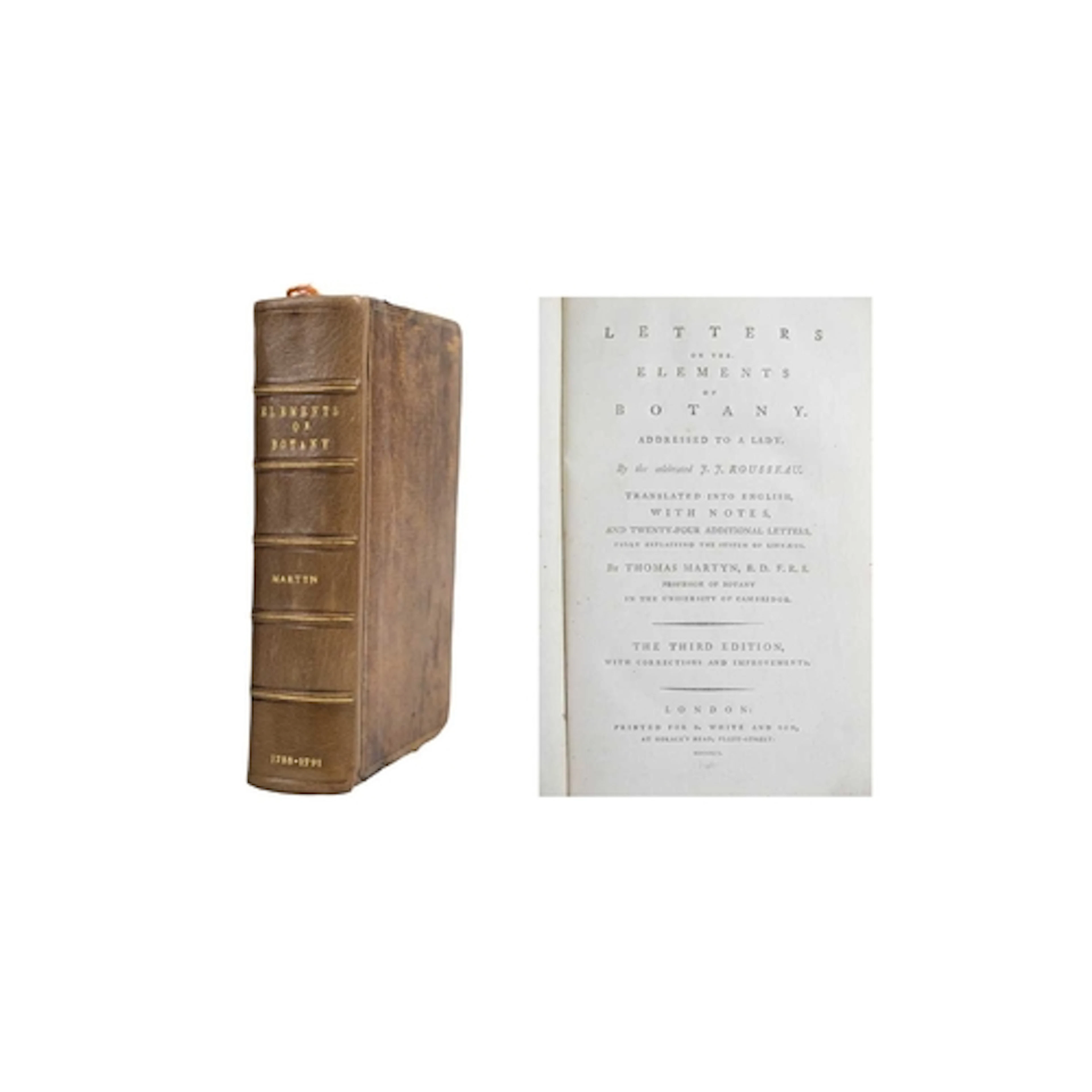 (Botany) Thomas Martyn Thirty-Eight Plates, with Explanation...