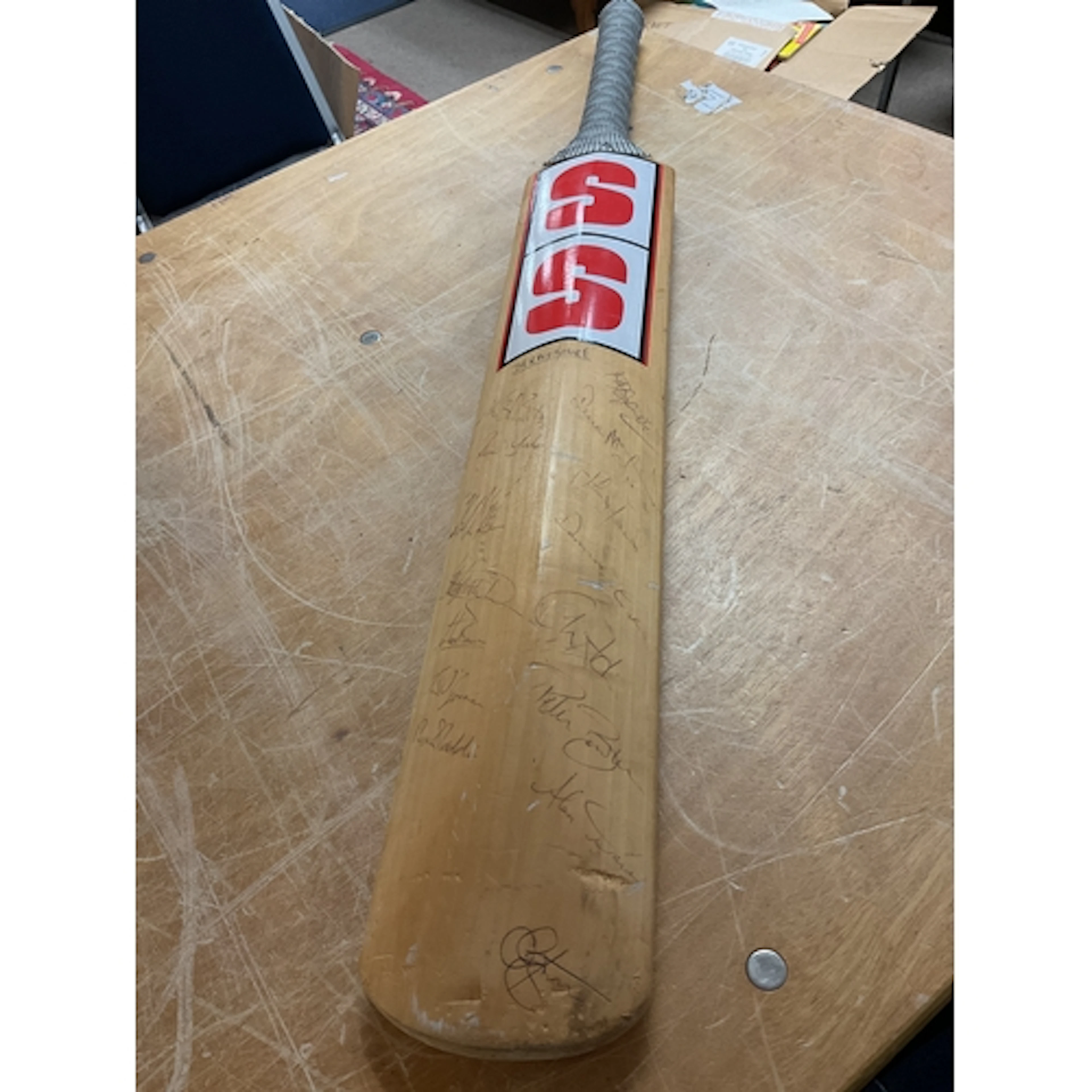 1971 test cricket bat, West Indies and Derbyshire all signed...