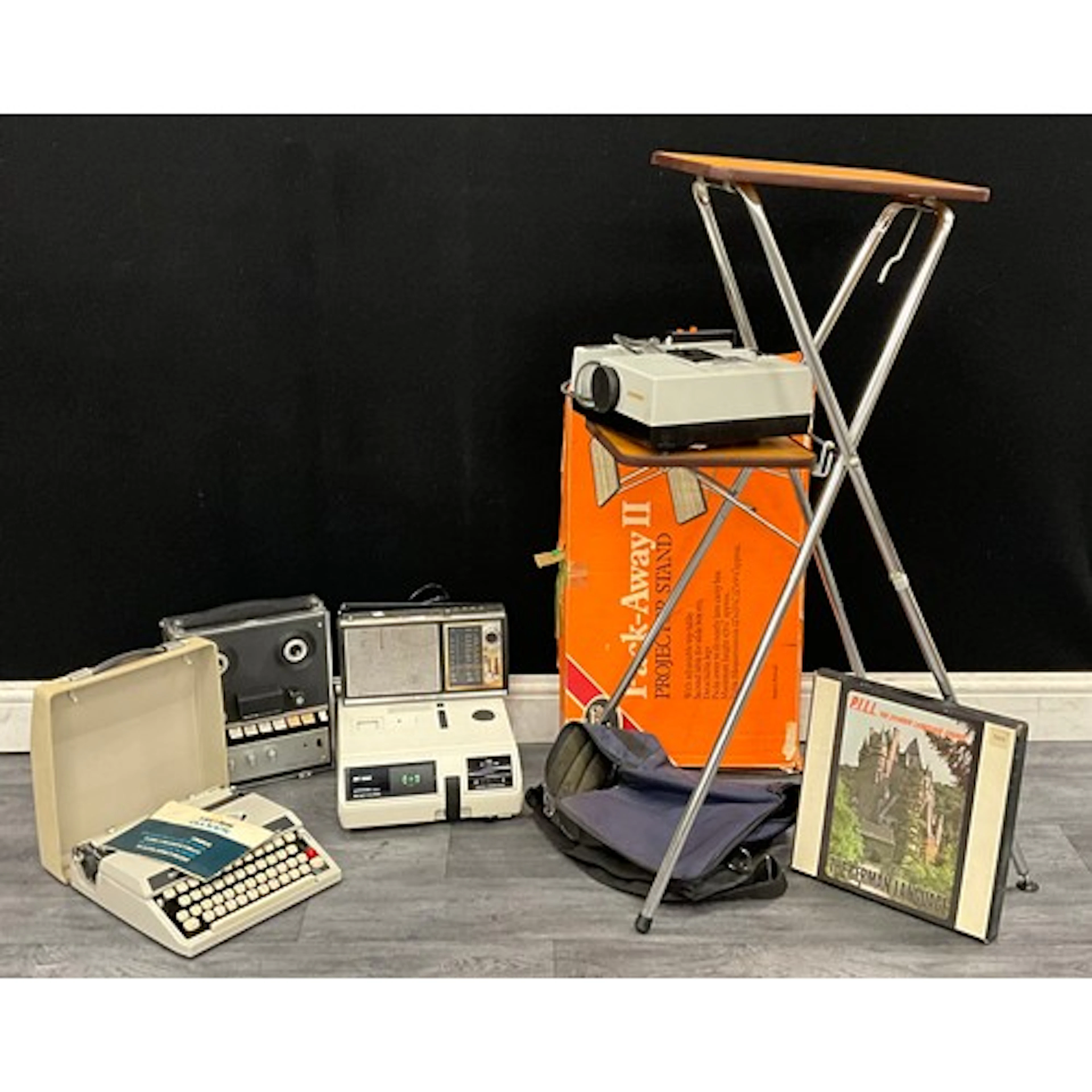 Electronics - a Braun photo technik infrared slide projector...