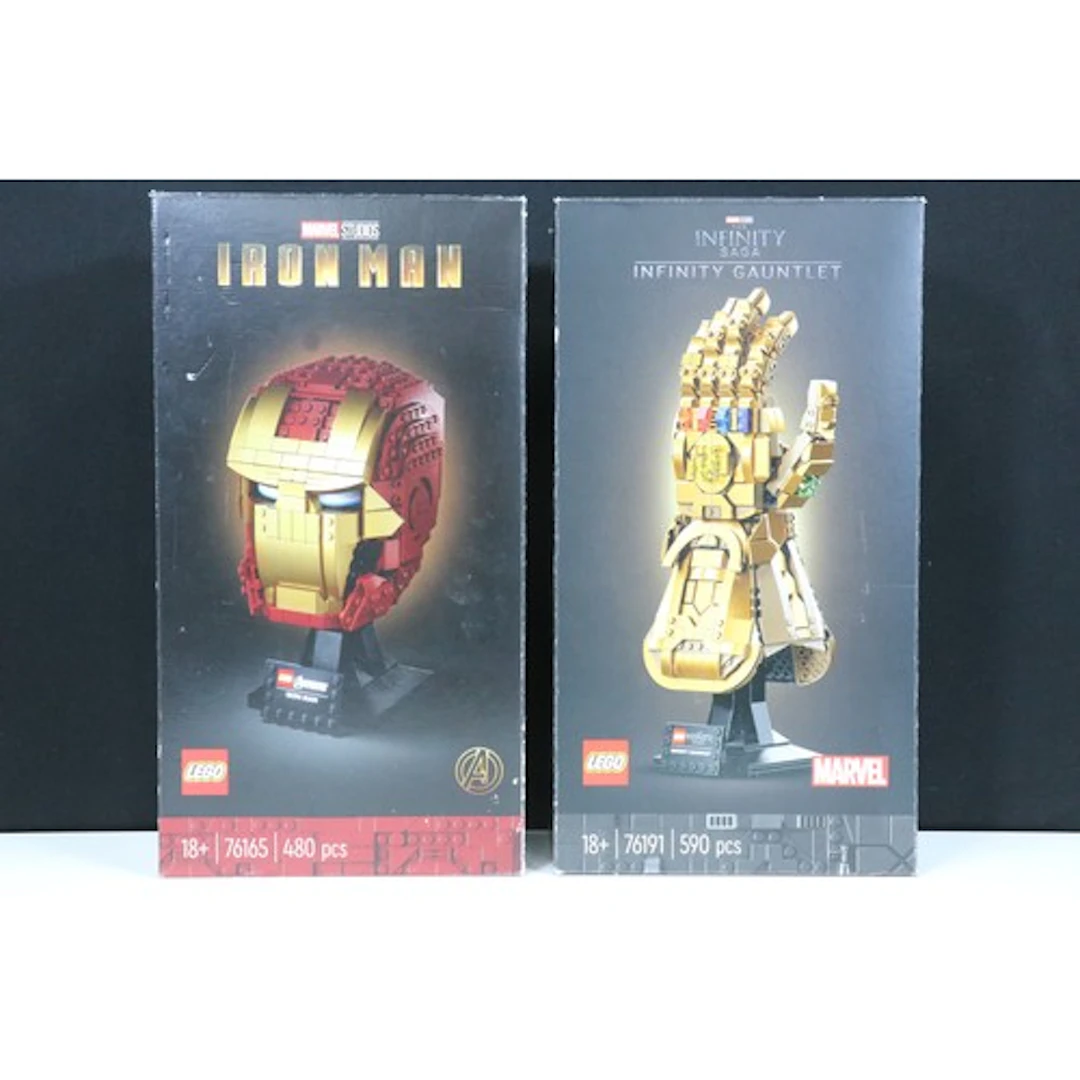 Lego - Two boxed Lego Marvel sets to include 76165 Iron Man ...