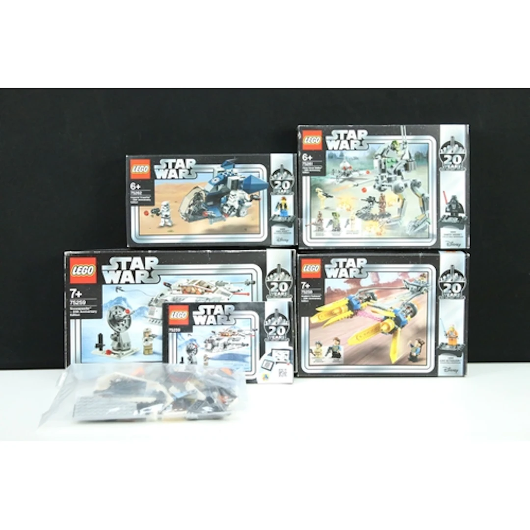 Lego - Four boxed Lego Star Wars 20th Anniversary sets to in...