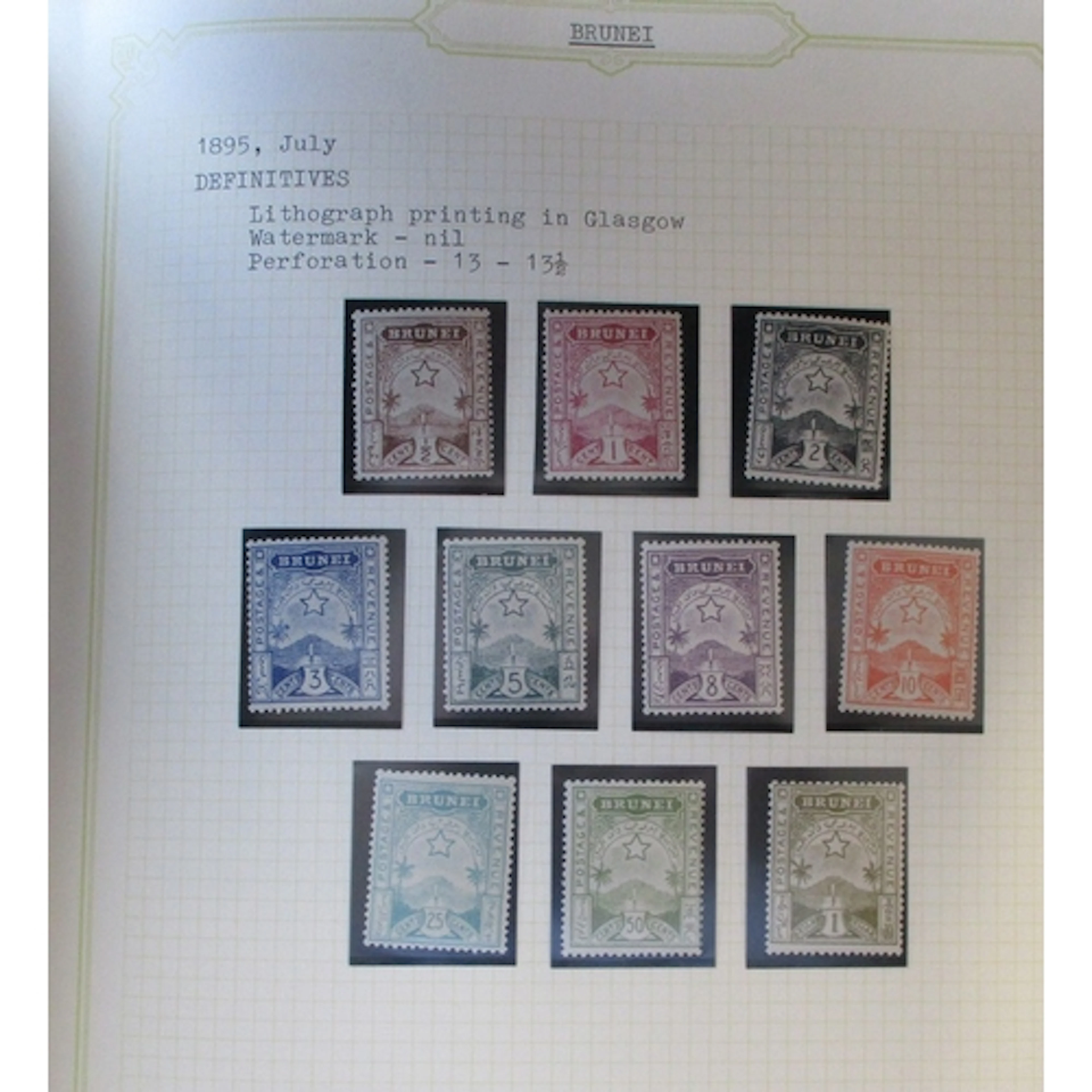 Brunei. Seemingly UM, coln in 2 SG. Simplex album, incl 1895...