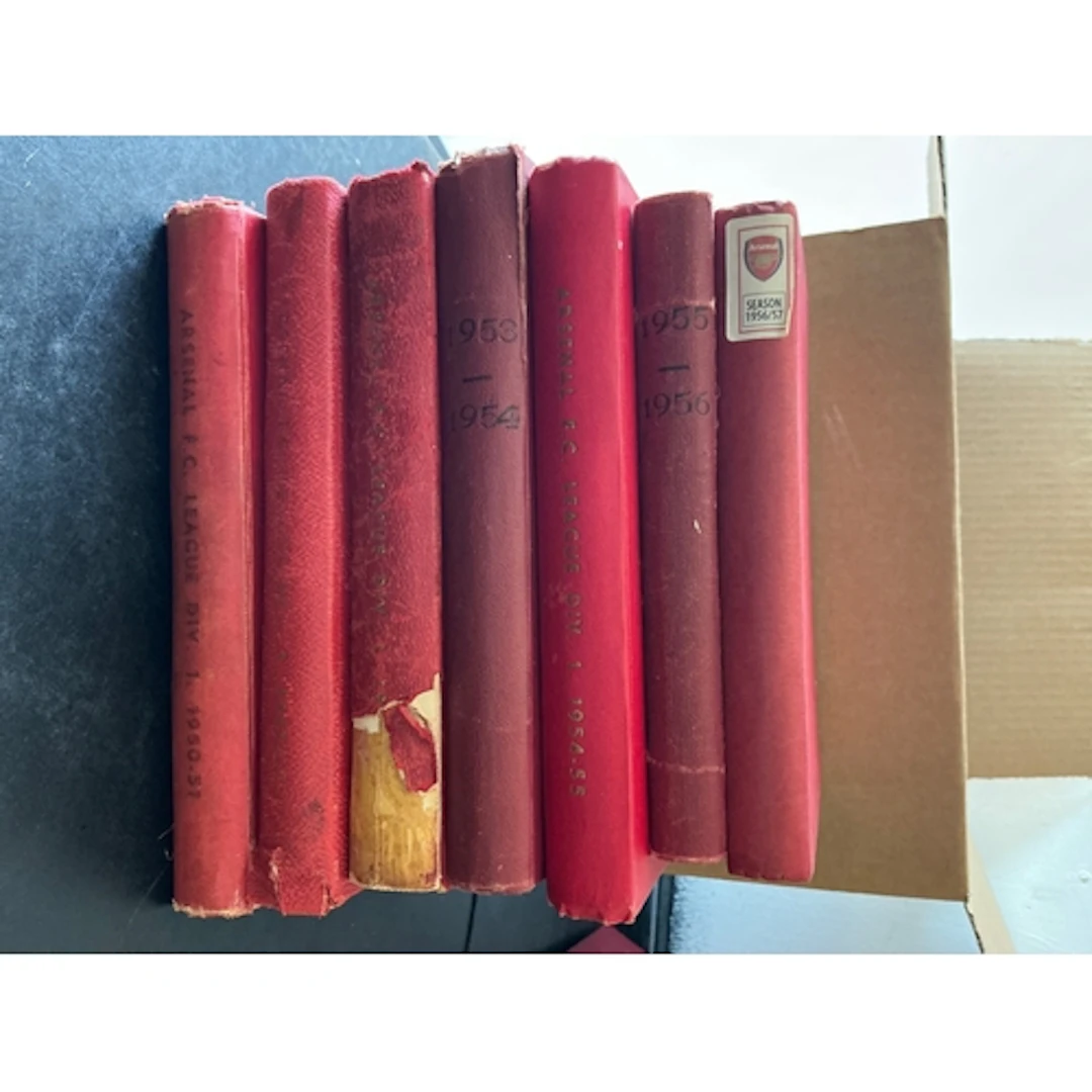 Arsenal 1950s Bound Volume Of Football Programmes: Complete ...