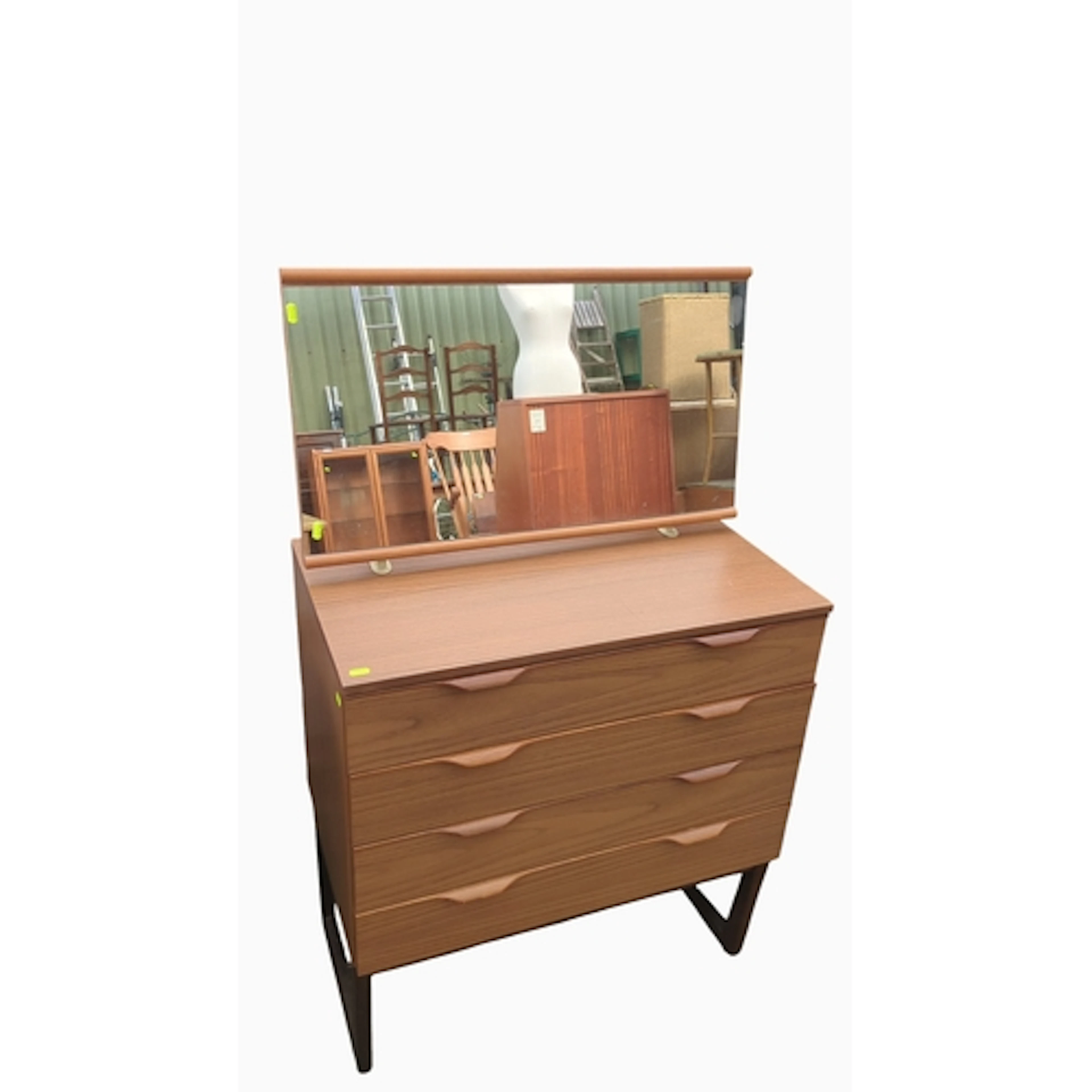 Europa Furniture mid-century dressing chest with four drawer...
