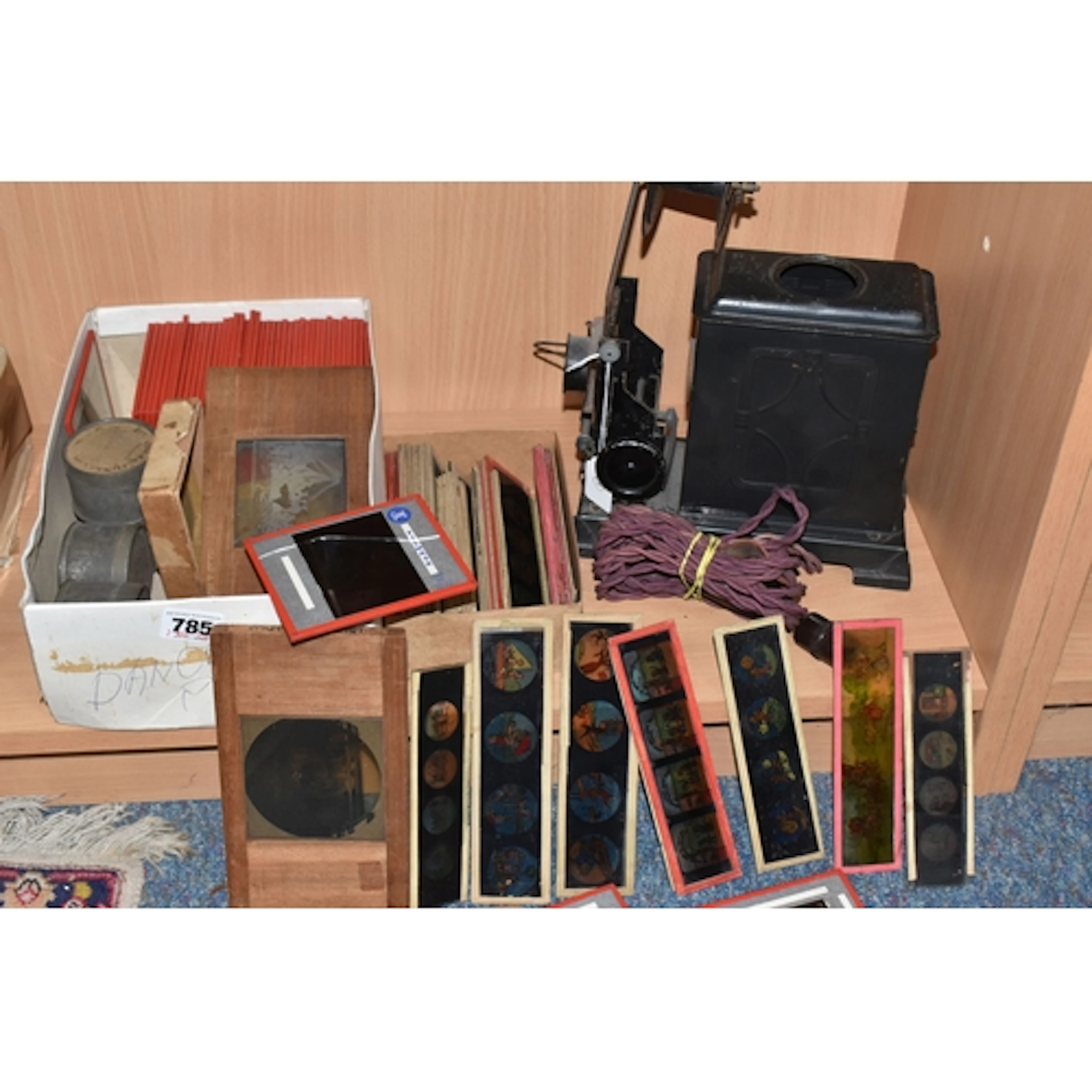 An Ernst Plank antique Cinematograph Magic Lantern Projector...