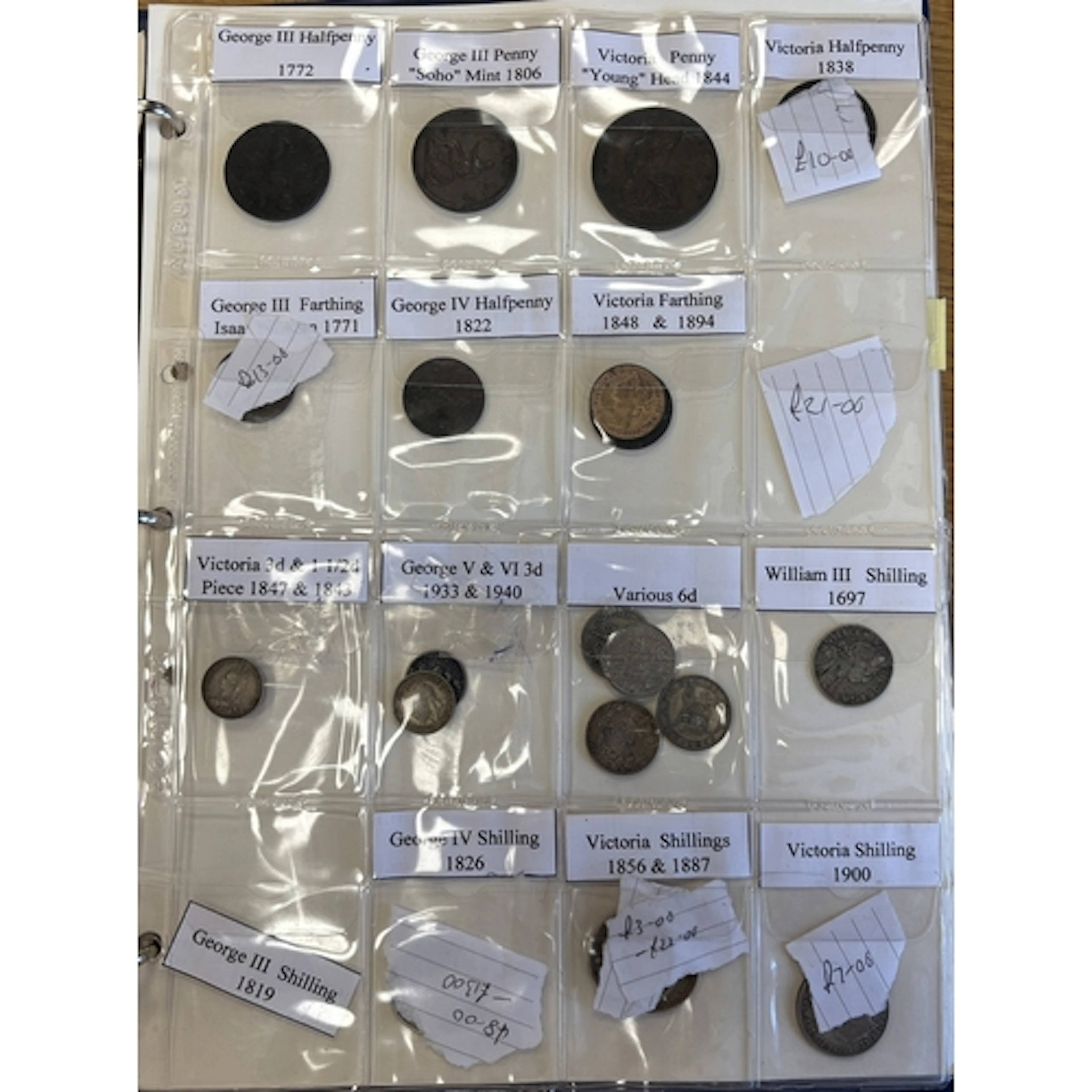 Collection of pre-decimal issues in album, generally very fi...