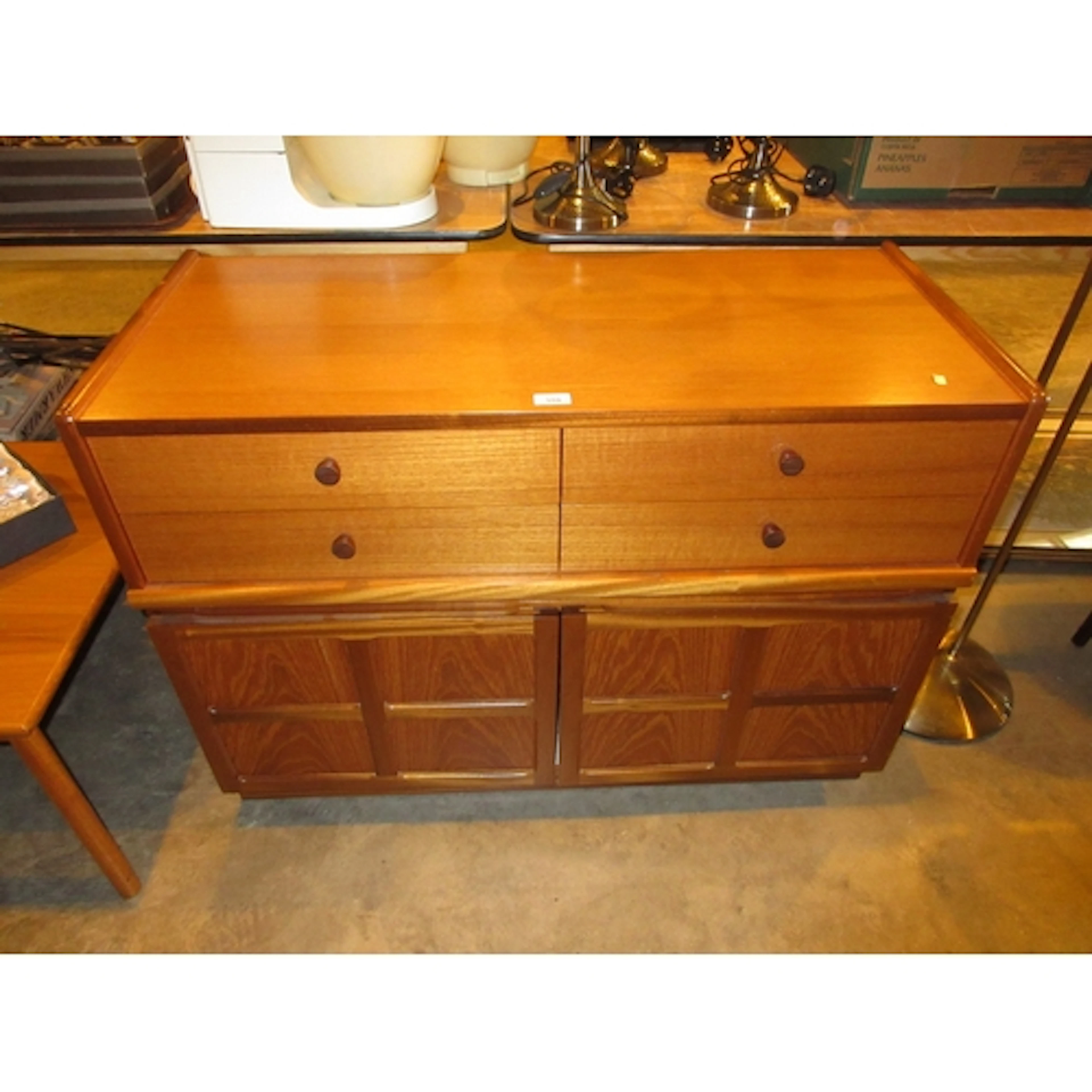Parker Knoll Teak Sideboard, 102x44x75cm h