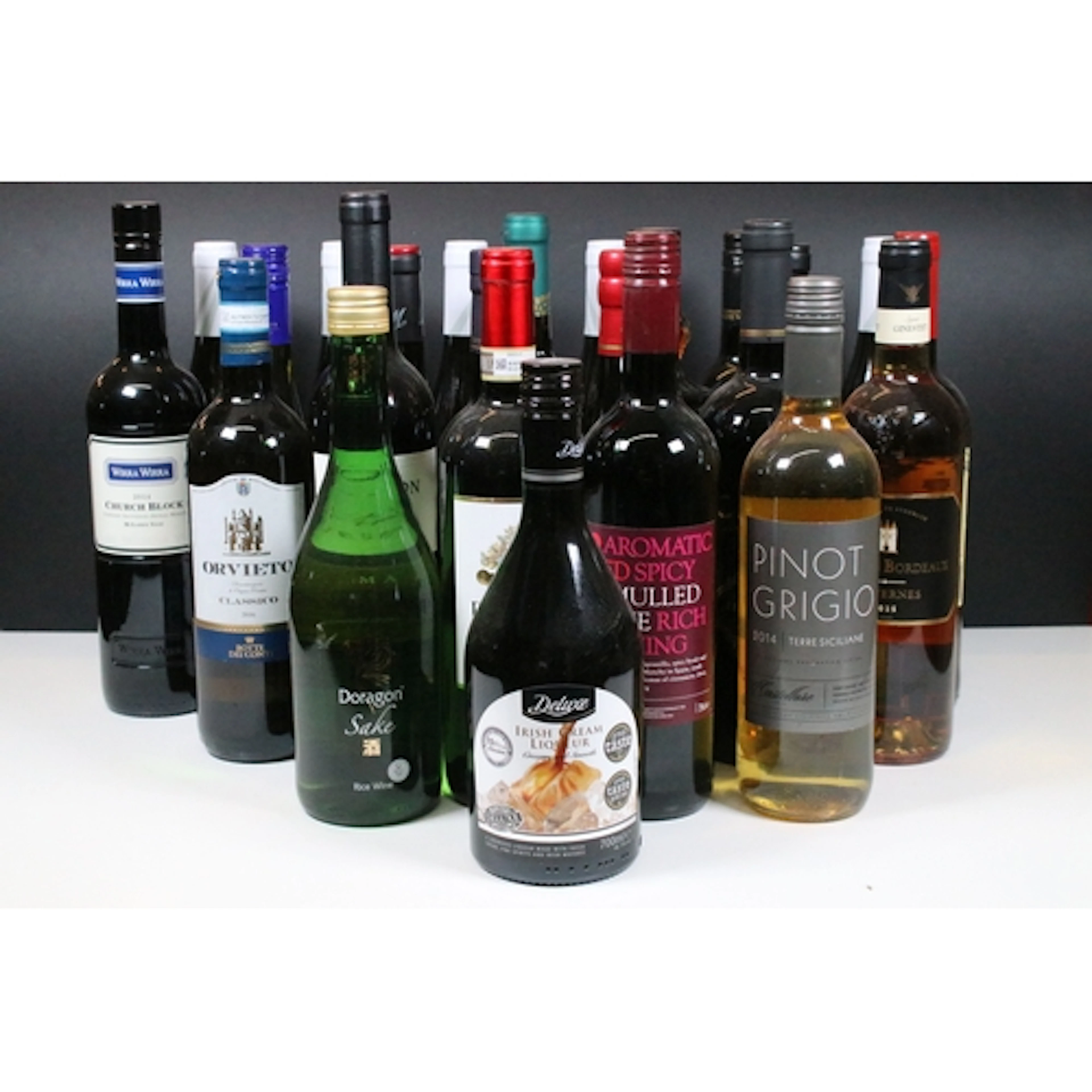 Collection of twenty-four bottles of wine to comprise Orviet...