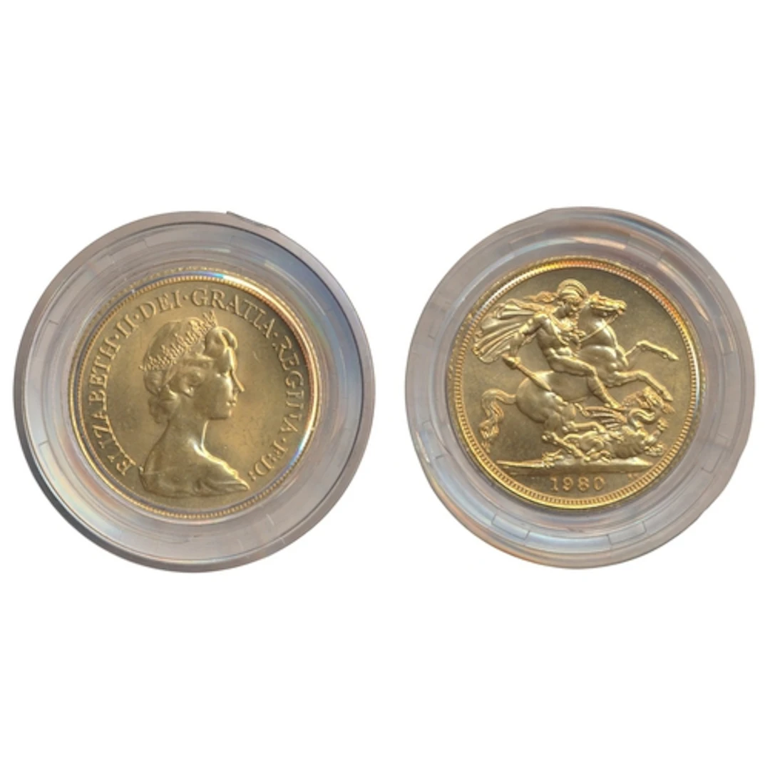 Investment Gold Lot - Documents Required. 1980 sovereign ext...