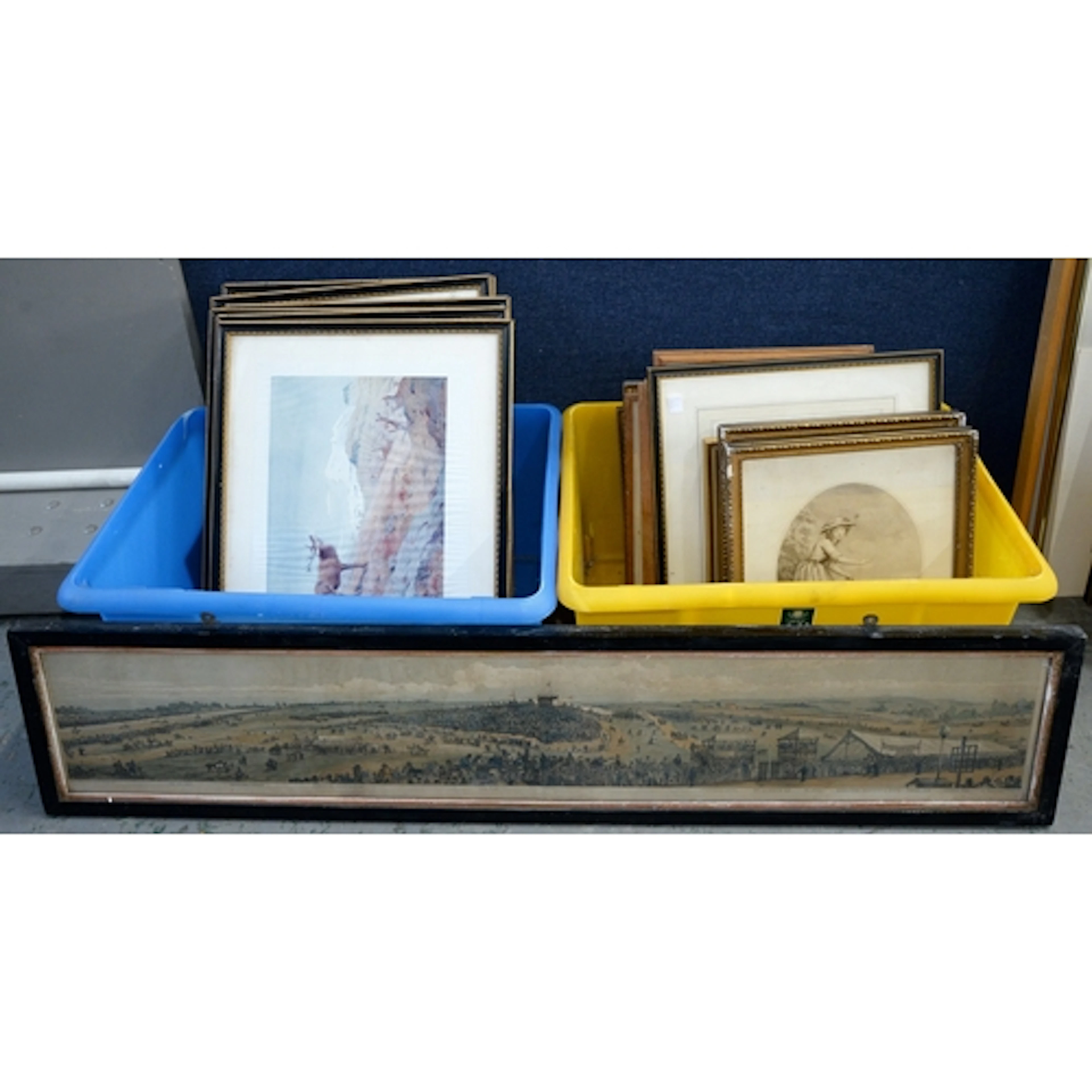Miscellaneous stipple engravings and other prints, late 18th...