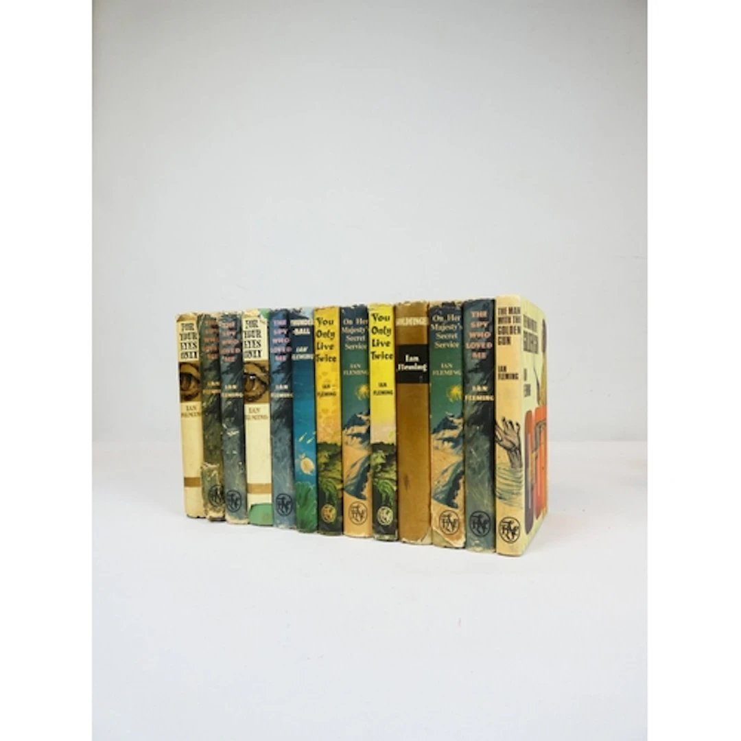 FLEMING IAN. James Bond novels. 13 various in d.w...