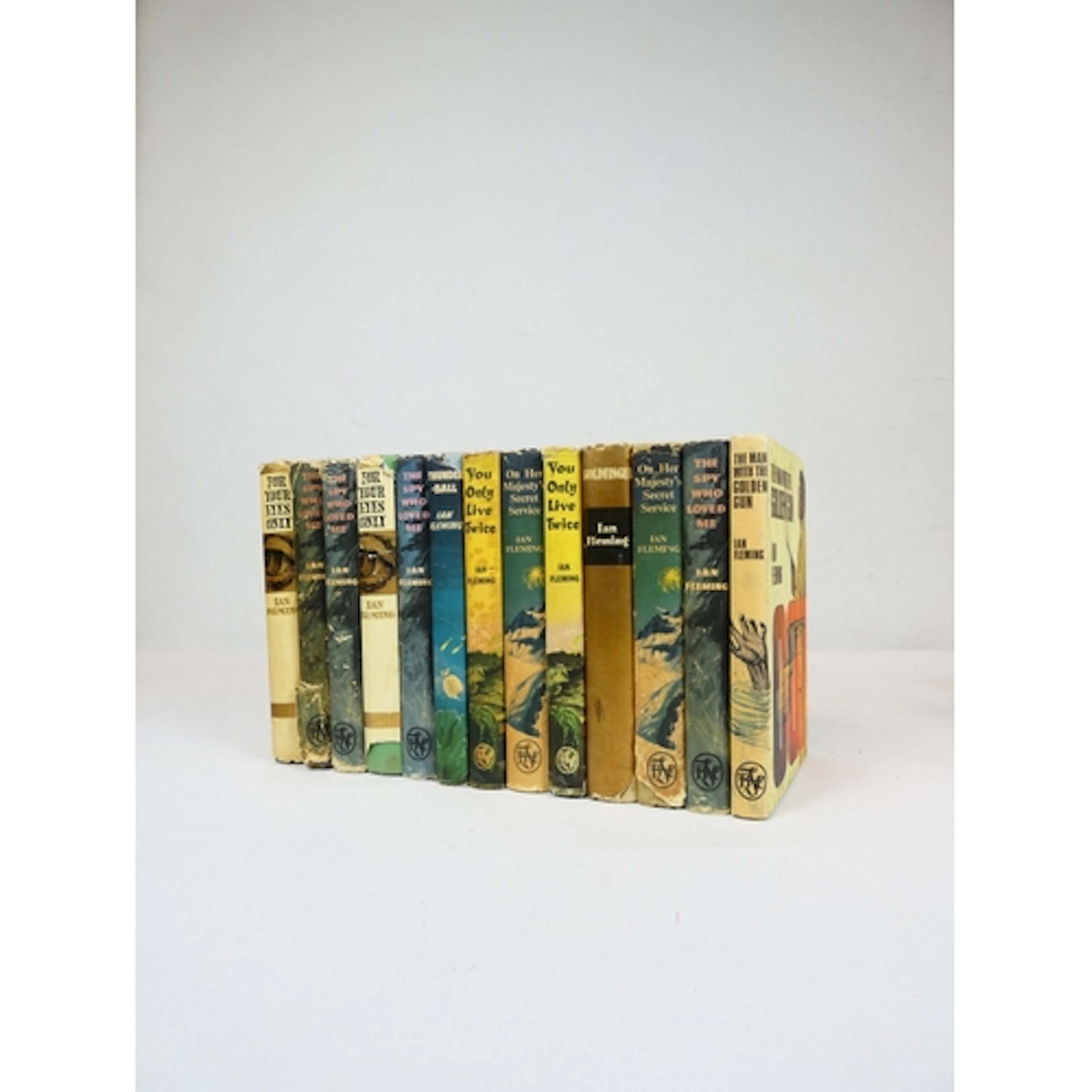 FLEMING IAN. James Bond novels. 13 various in d.w...