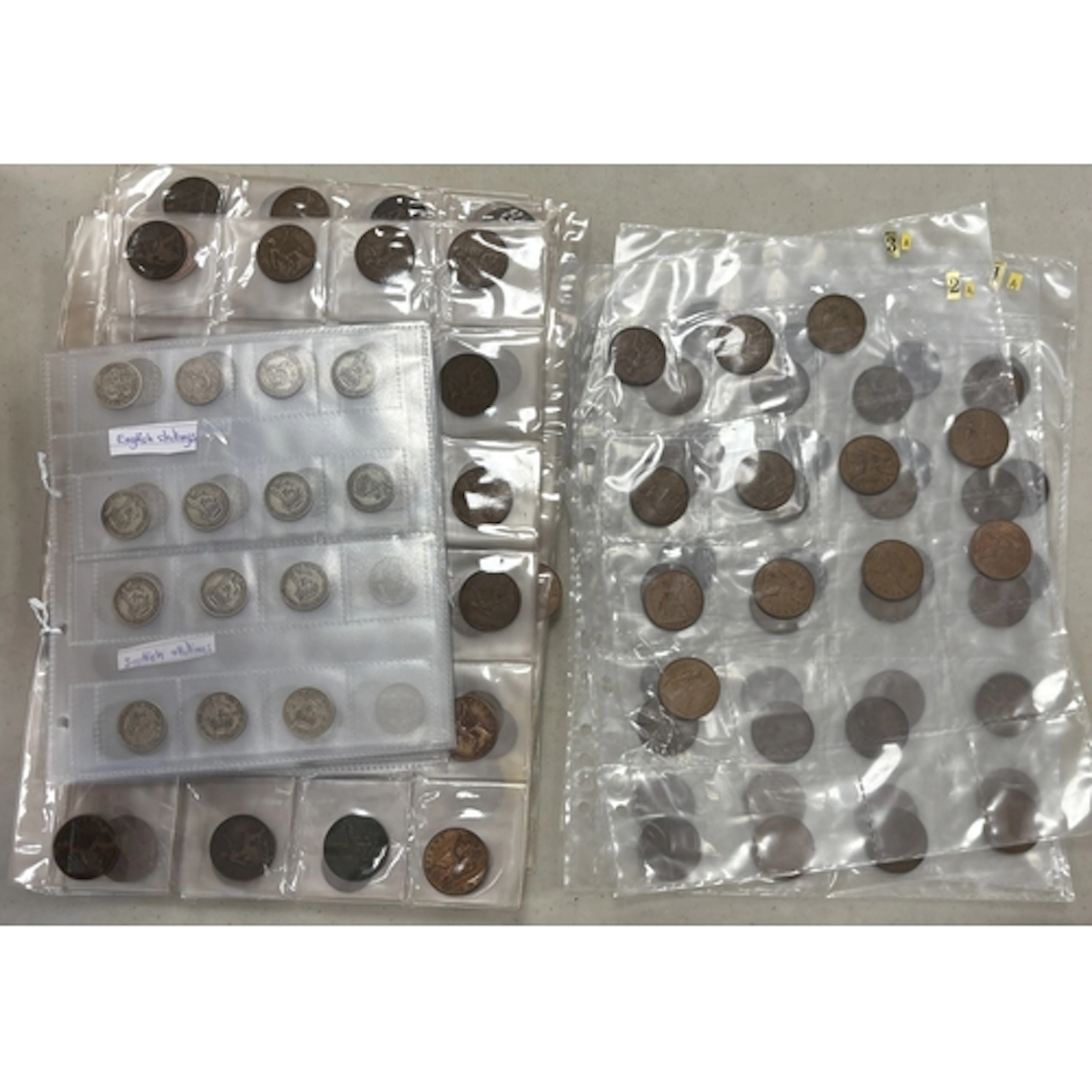 Collection in 2 albums and loose, generally very fine, inclu...