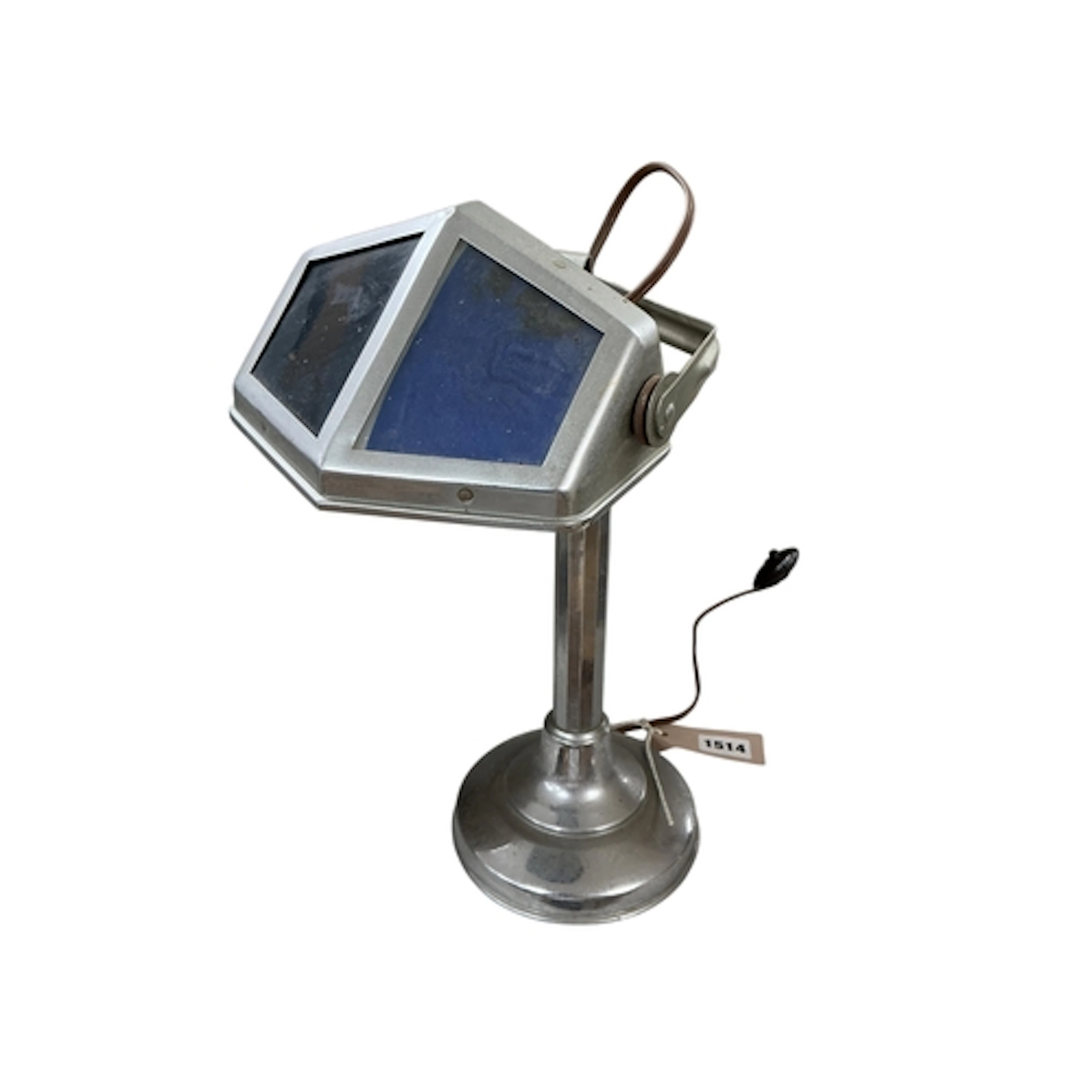 A 1930's Pirouett chrome table lamp, approximately 35cm hig...