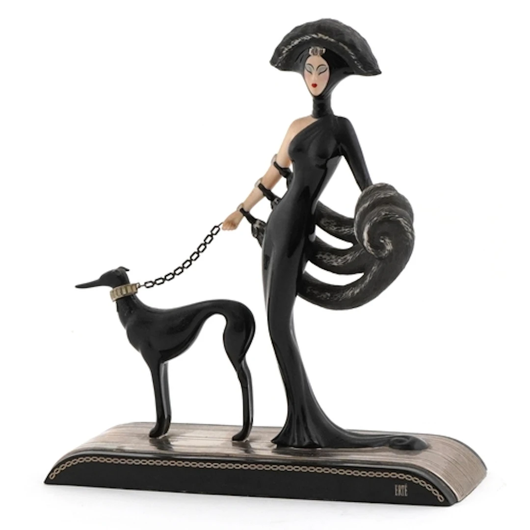 Sevenarts Ltd, Art Deco style porcelain figure - Symphony in...