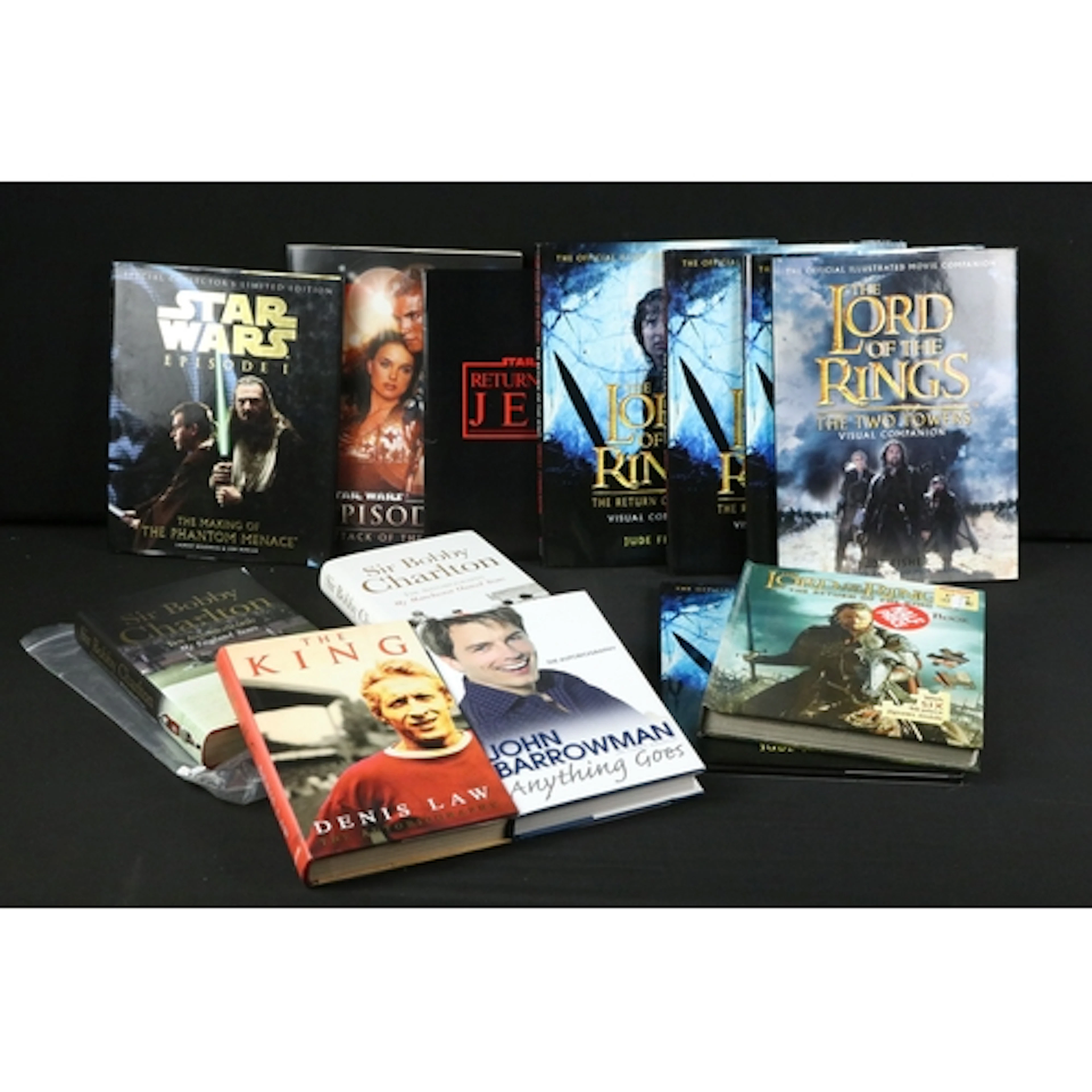 Collection of signed autobiographies to include John Barrowm...