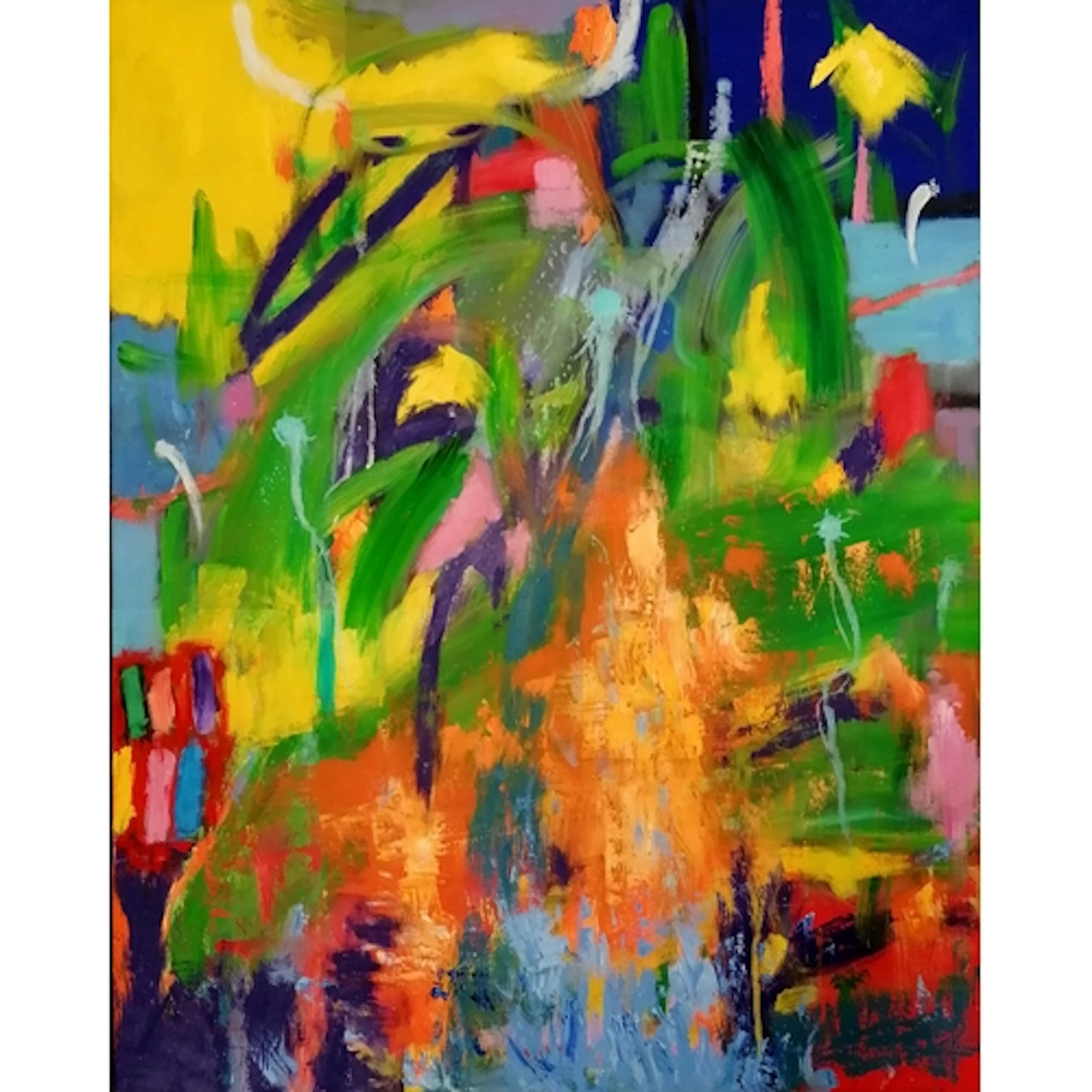 Tom Cullen Contemporary painting on canvas - signed & titled...