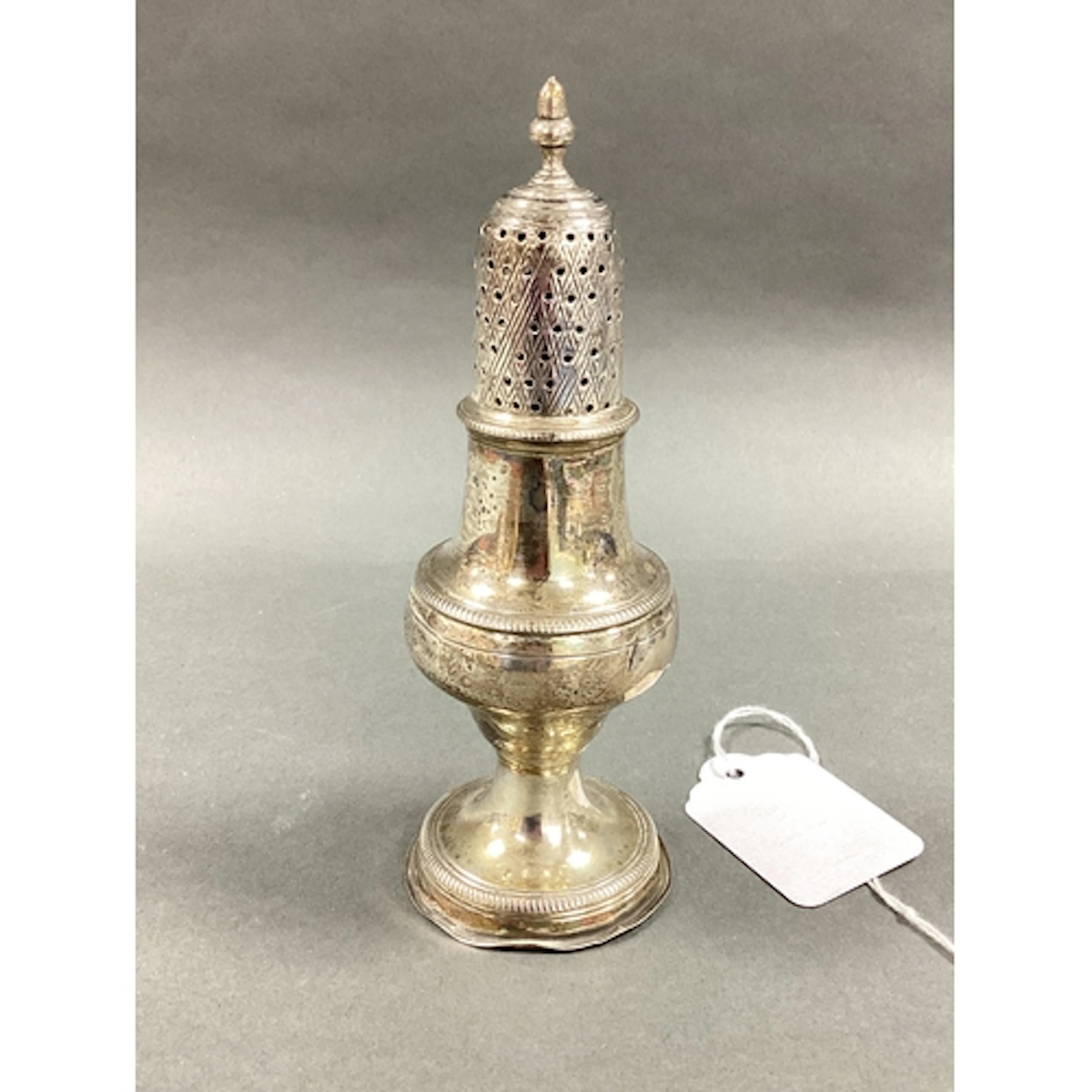 A Georgian Hallmarked Silver Pepperette, Hester Bateman (mak...