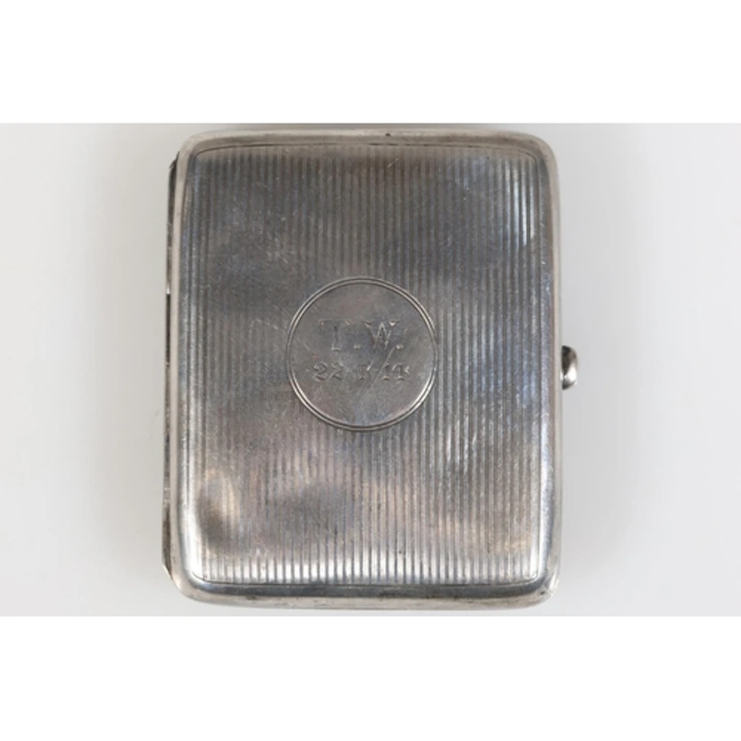 Silver cigarette case by William Hair Haseler Ltd, Birm...