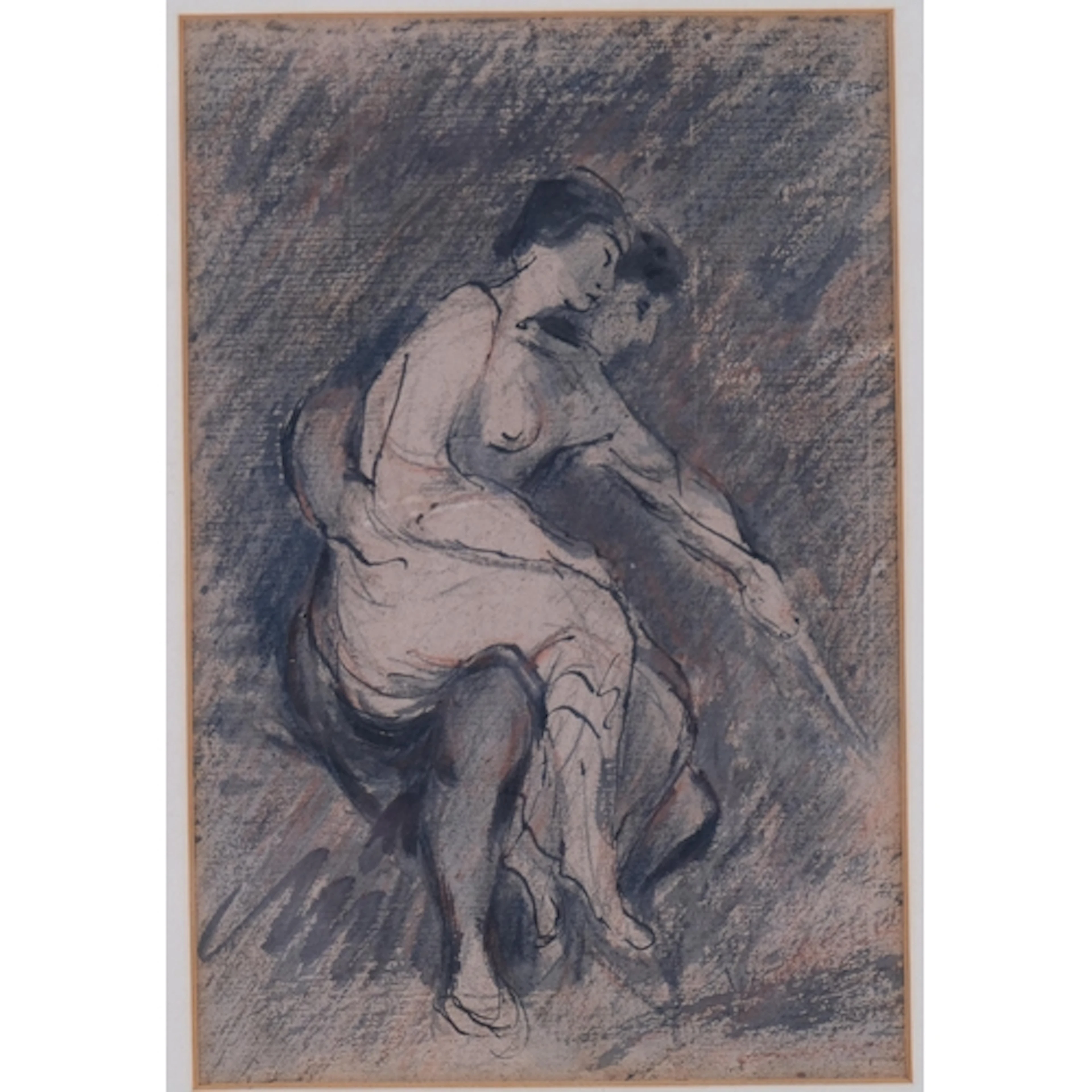 Attributed to Eugene Delacroix (1798 - 1863), study for the ...
