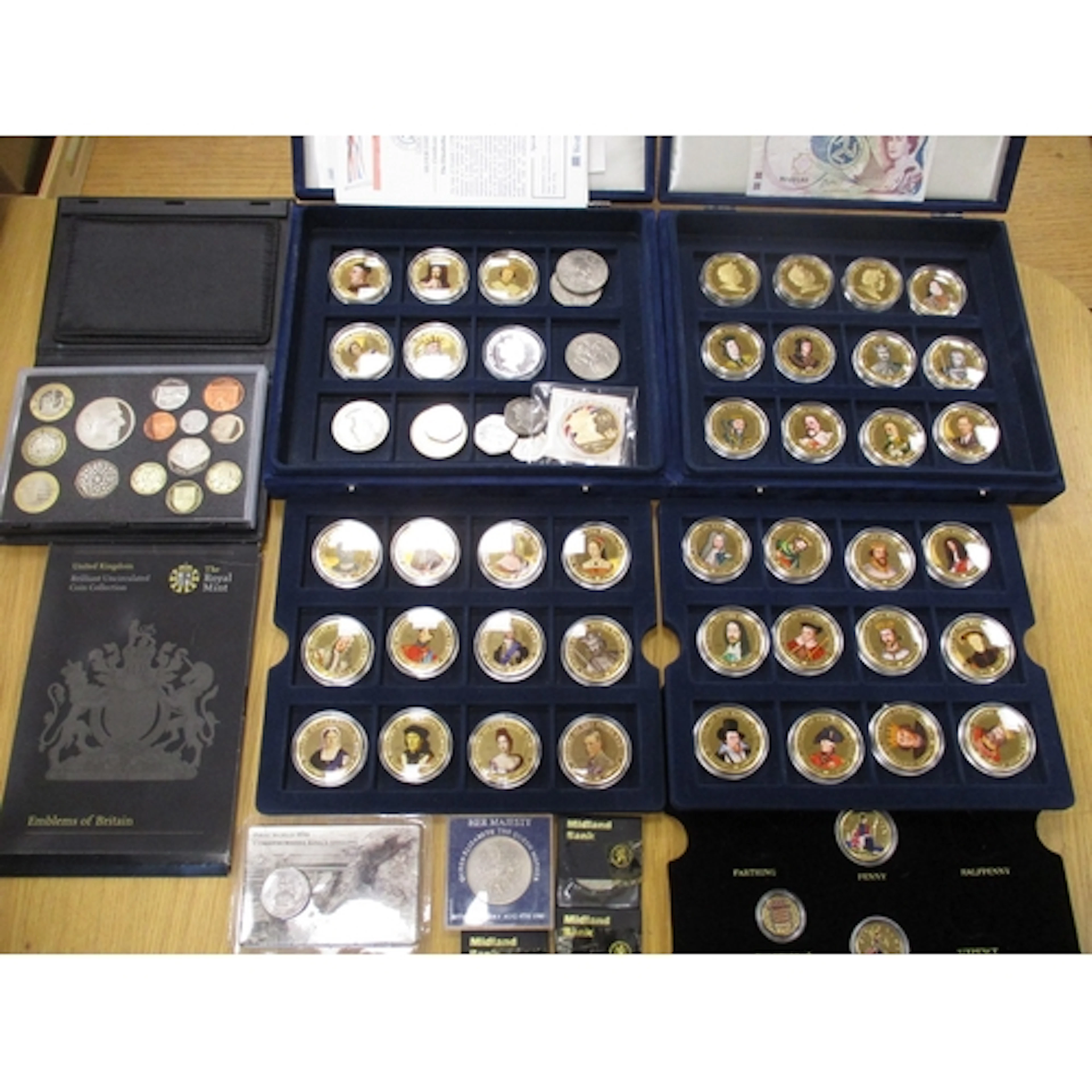Collection of CuNi commemoratives, including Cook Is 'Histor...