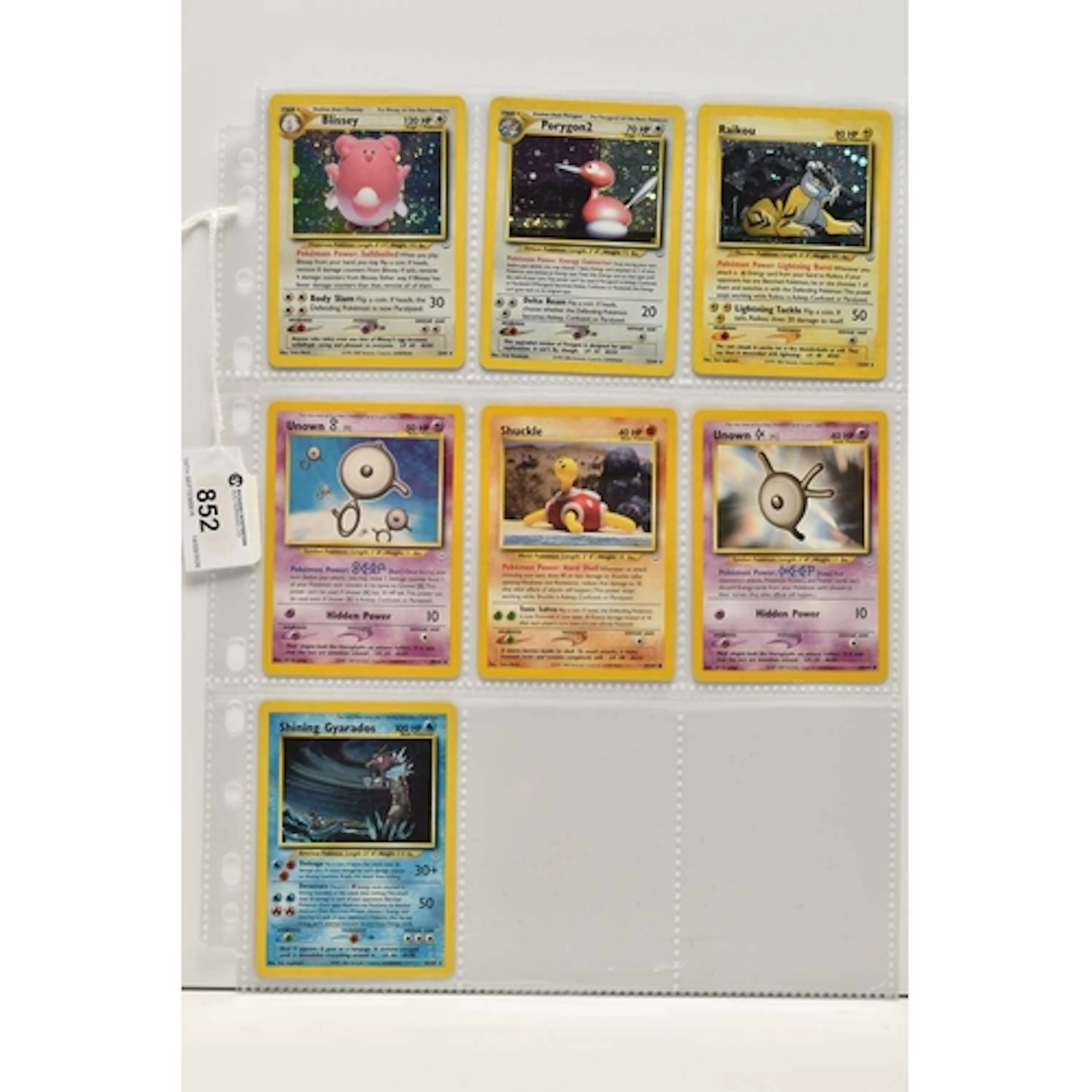 A COLLECTION OF POKEMON NEO REVELATION CARDS, includes the s...