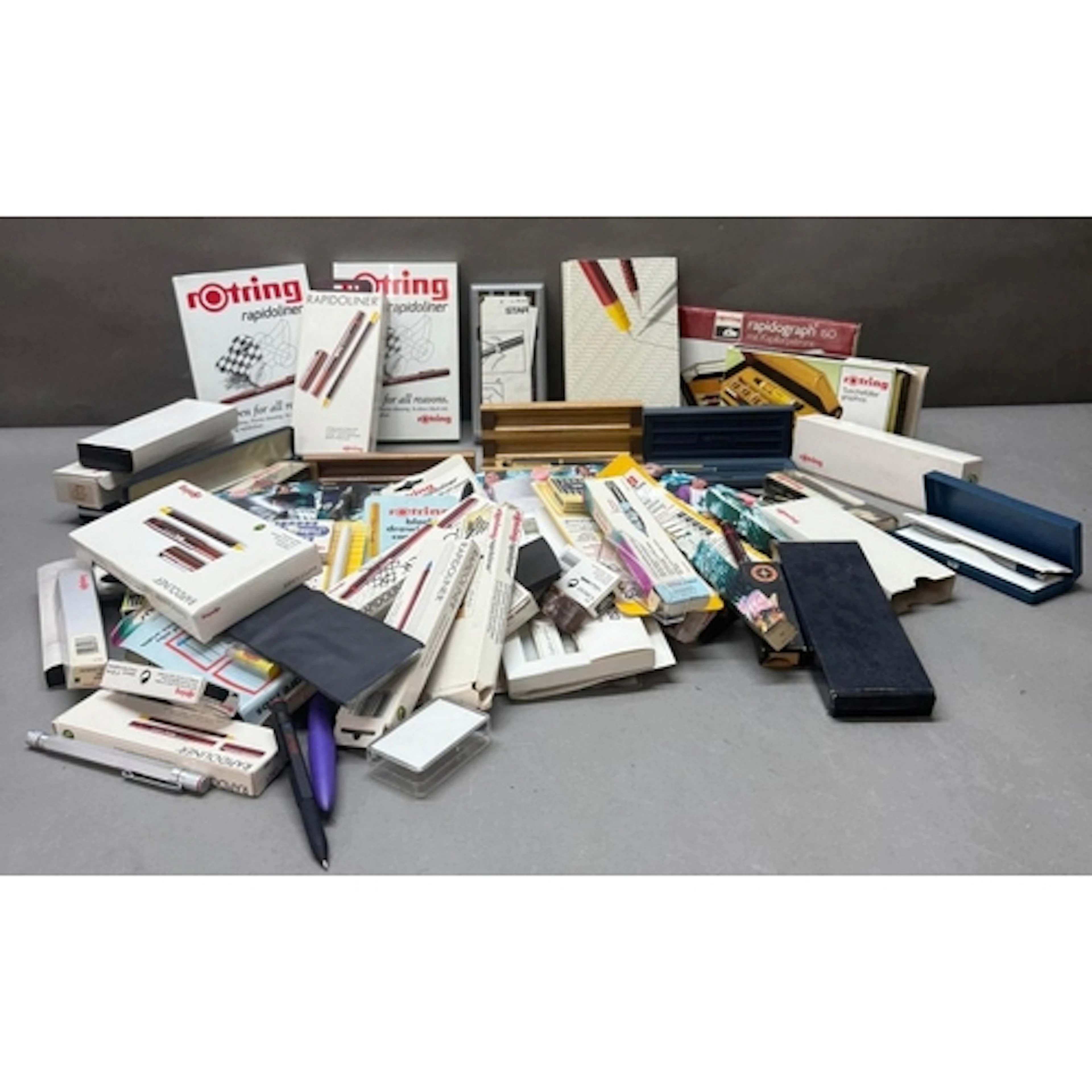 A large quantity of calligraphy, writing and draughtsman's i...