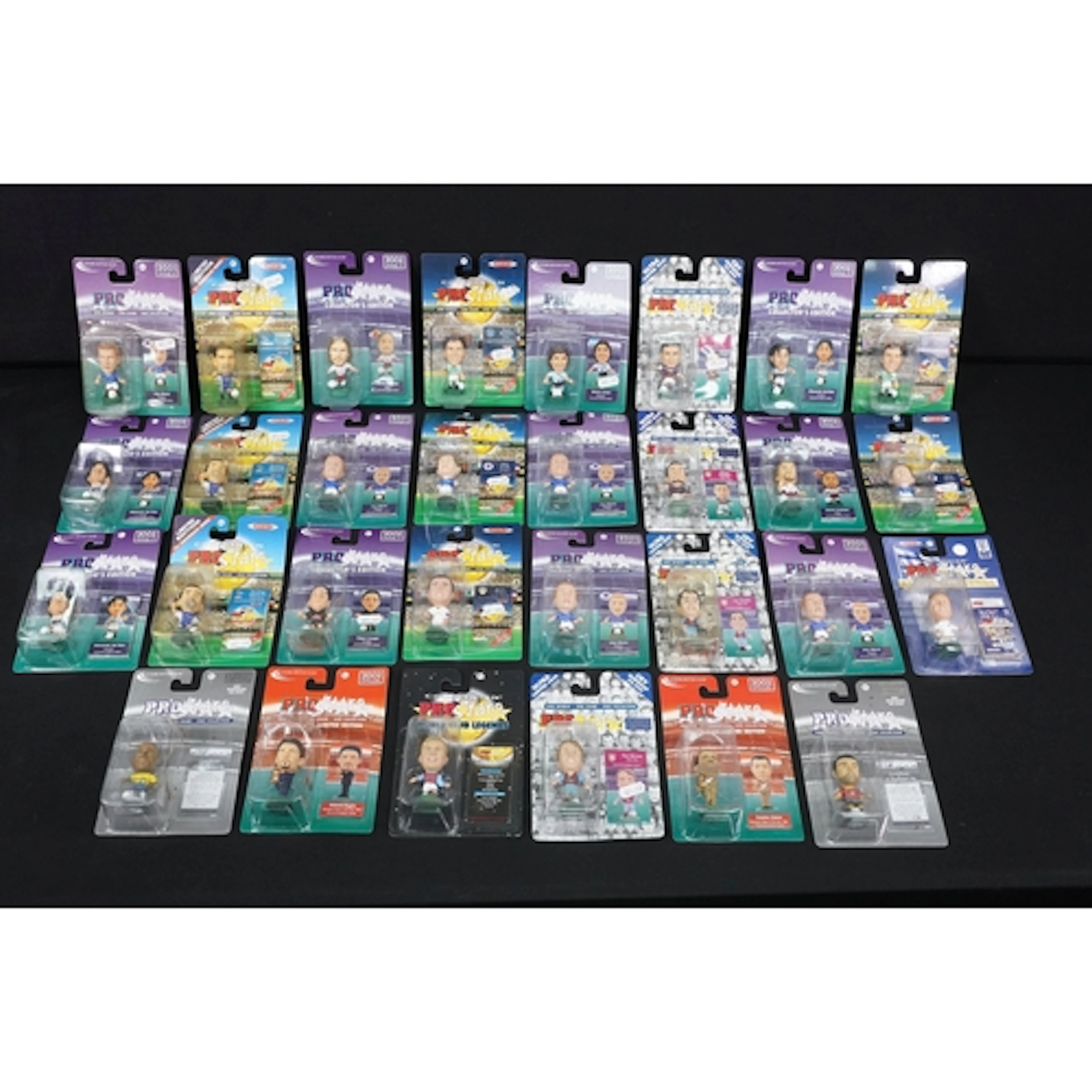 30 Carded Corinthian ProStars figures to include Moore, Zida...