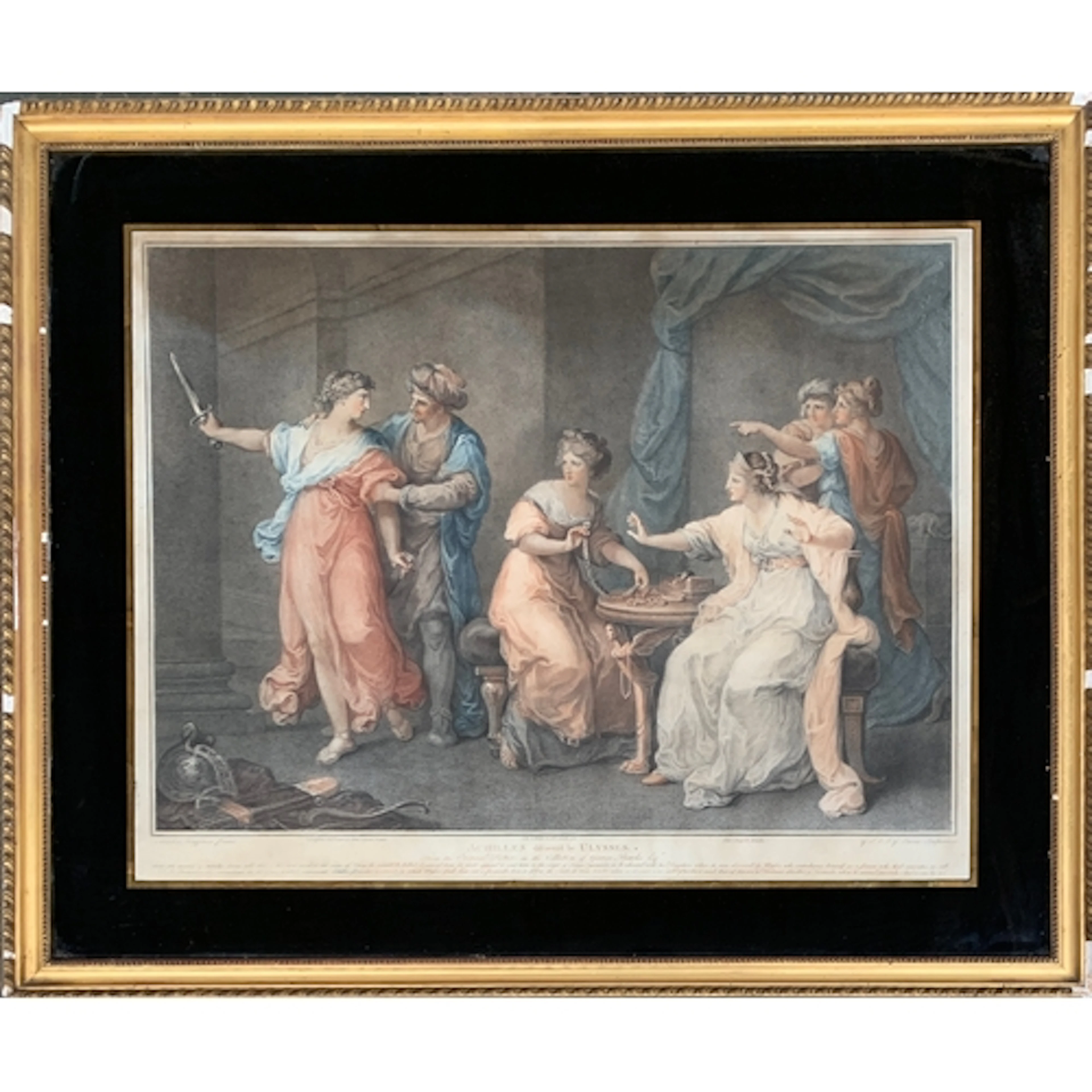 Facius after Angelica Kauffmann, 'Achilles discovered by Uly...