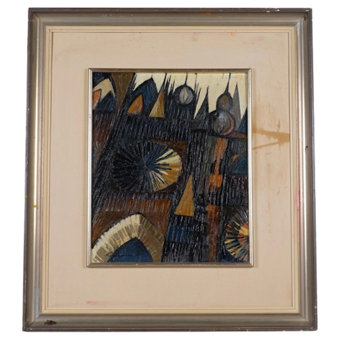 W Girth, Synthese II, oil on canvas, 46cm x 38cm, framed