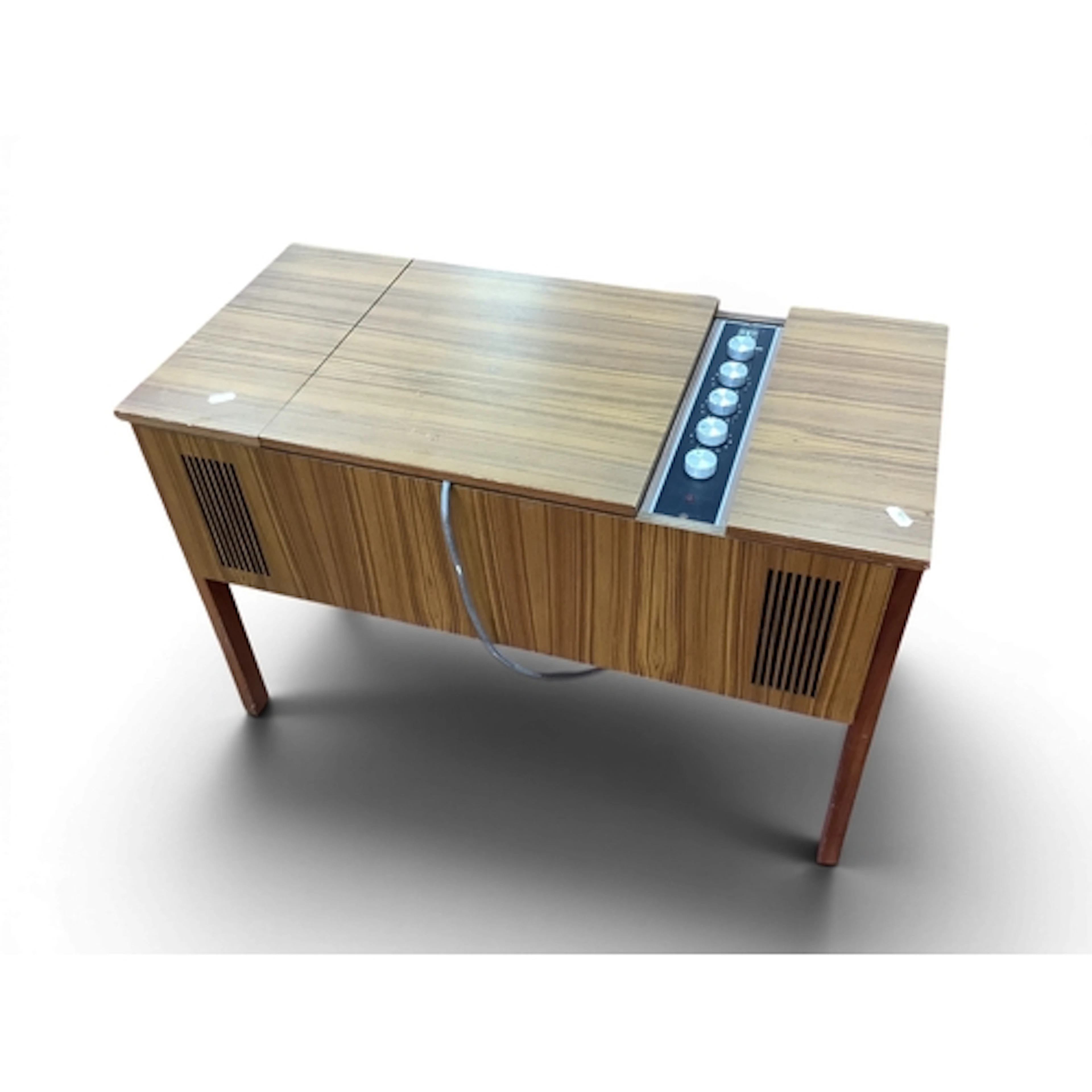 HMV Radiogram Featuring Garrard Record Player, circa 1970's.