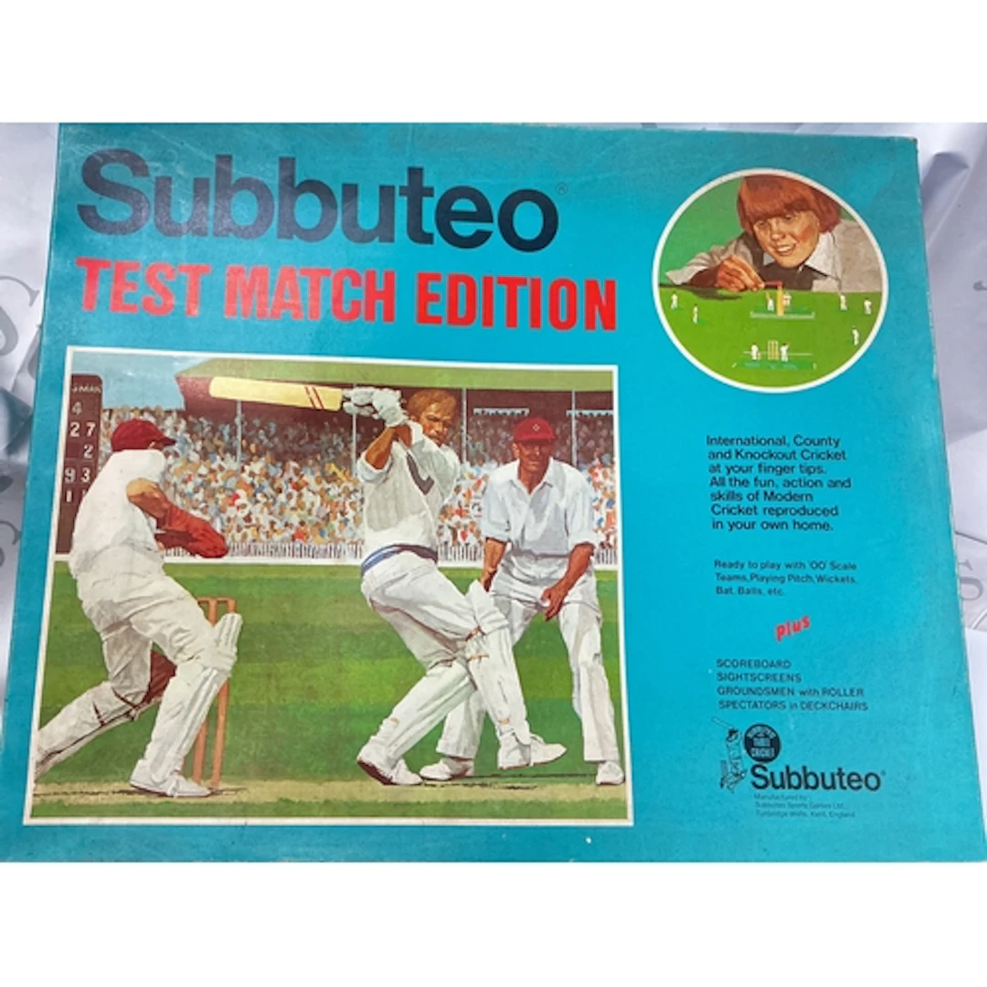 A Collection Of Subbuteo Including Test Match Cricket, Table...