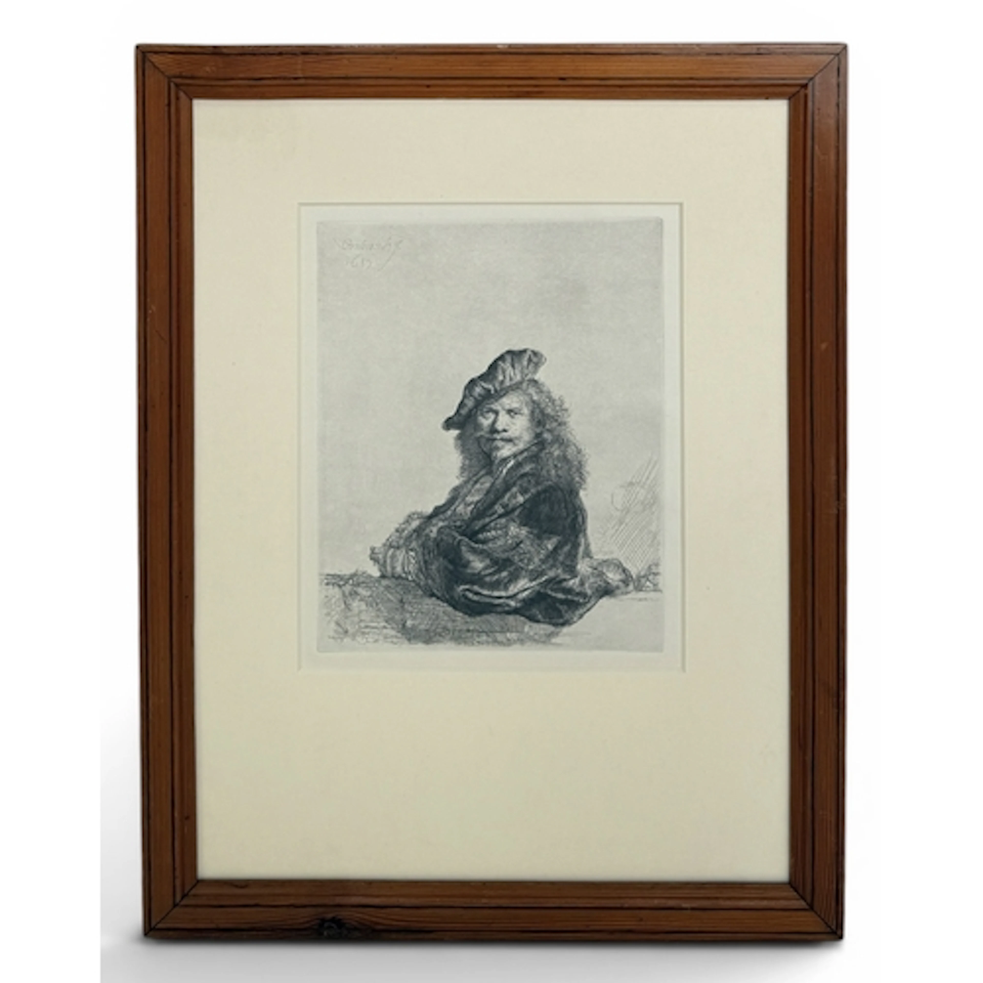 AFTER REMBRANDT VAN RIJN (DUTCH 1606-1669): SELF PORTRAIT Et...