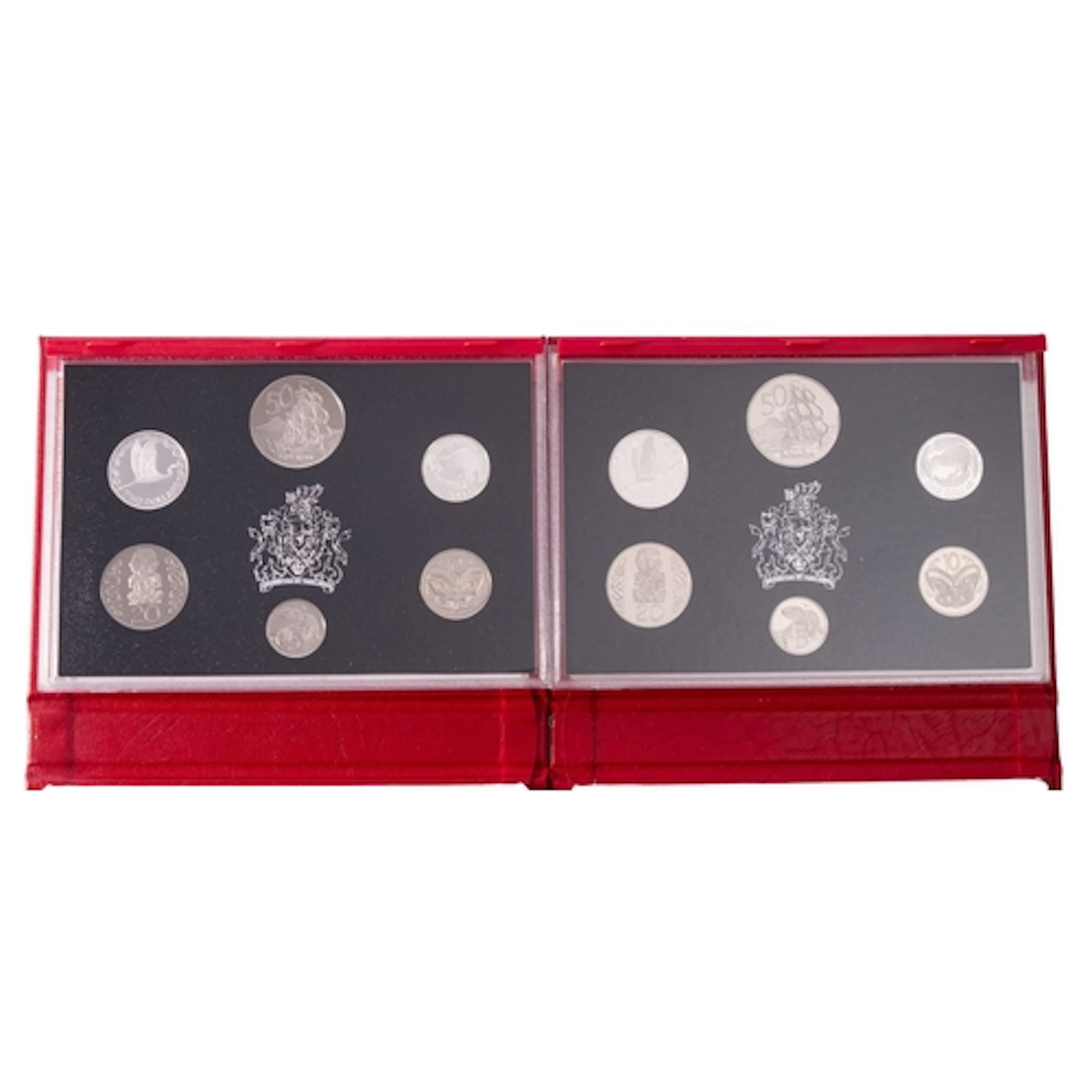 A collection of proof coin sets. Including two 1990 New Zeal...