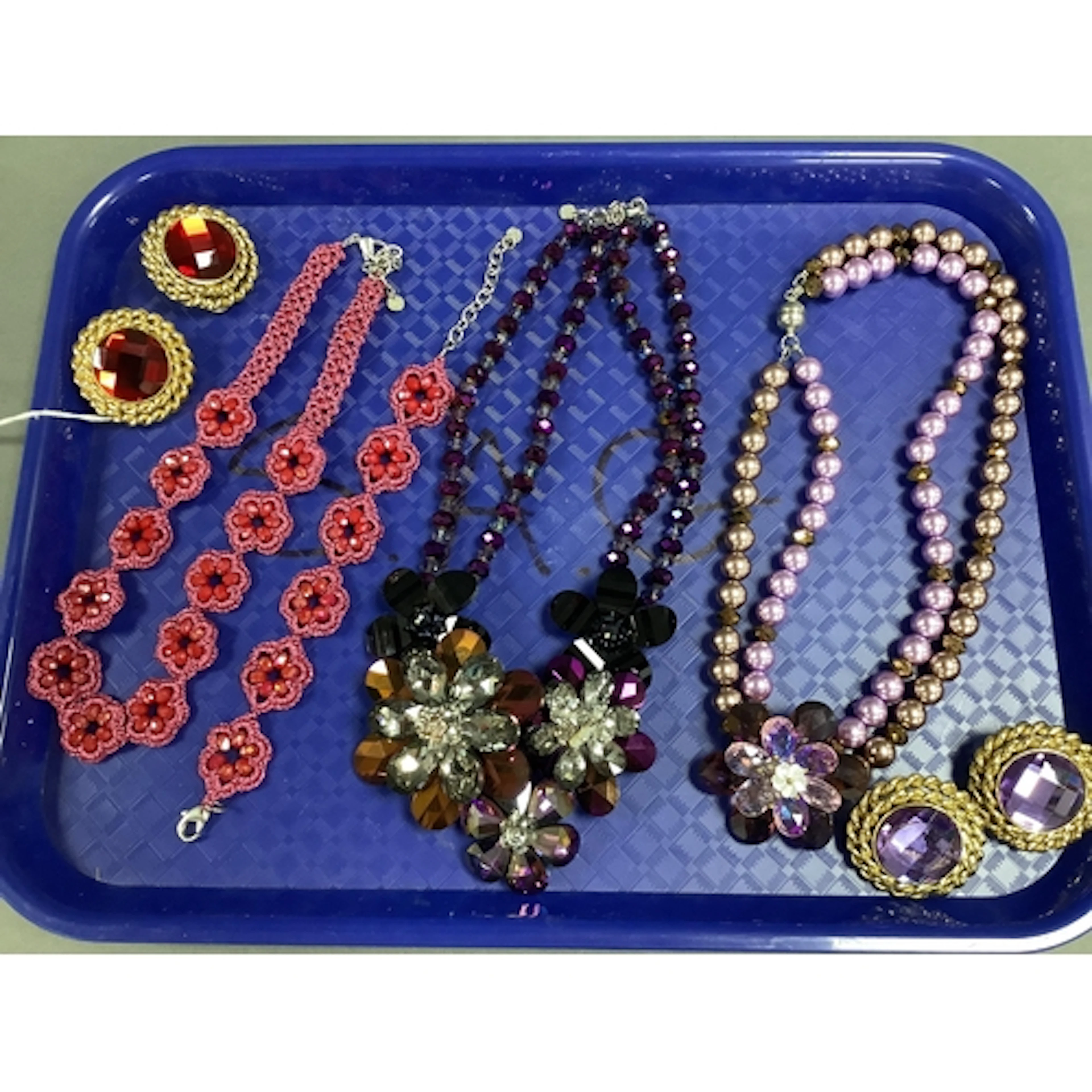 Butler & Wilson; A Statement Flowerhead Necklace, together w...