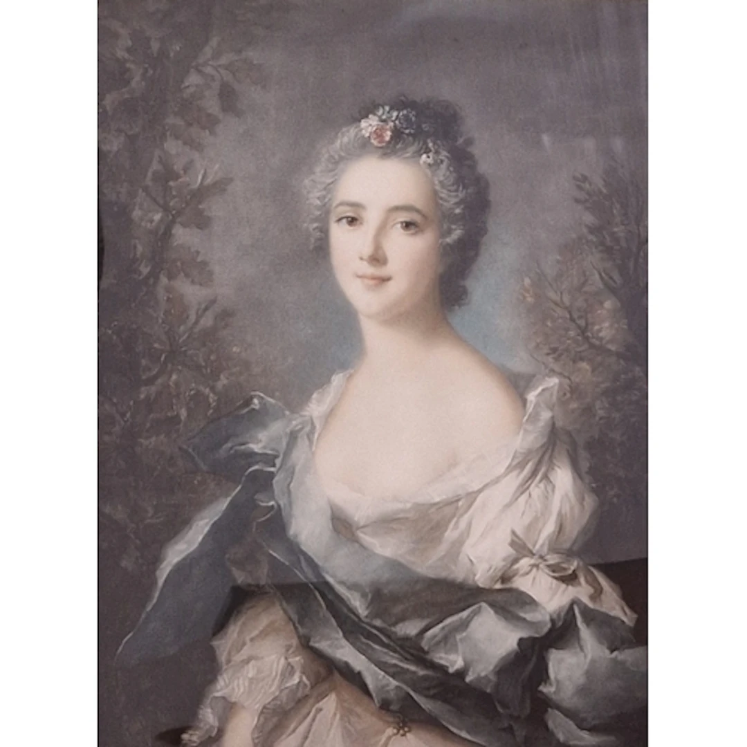L.BUSIERE. (AFTER NATTIER) 'A Princess of France', mezzotint...