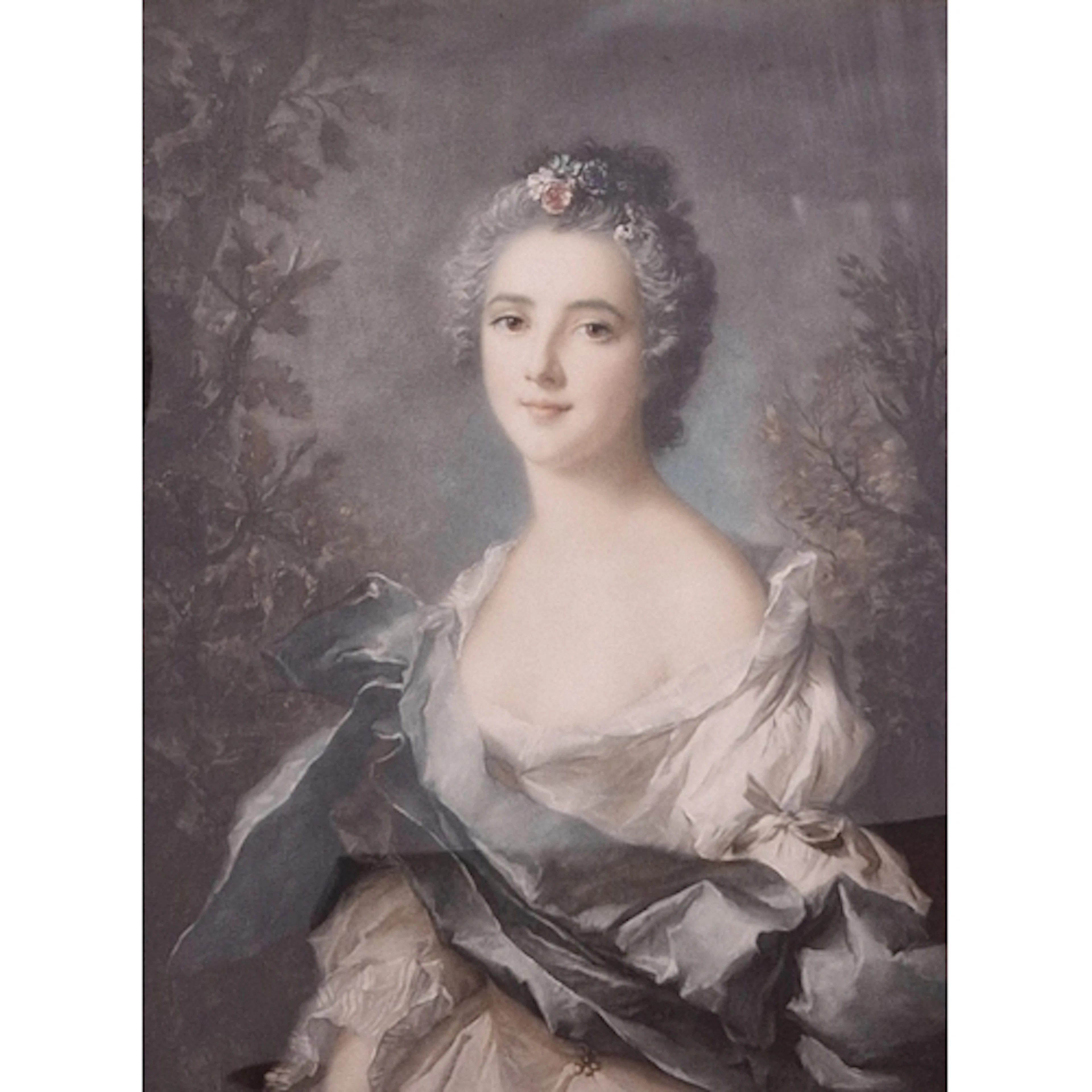 L.BUSIERE. (AFTER NATTIER) 'A Princess of France', mezzotint...